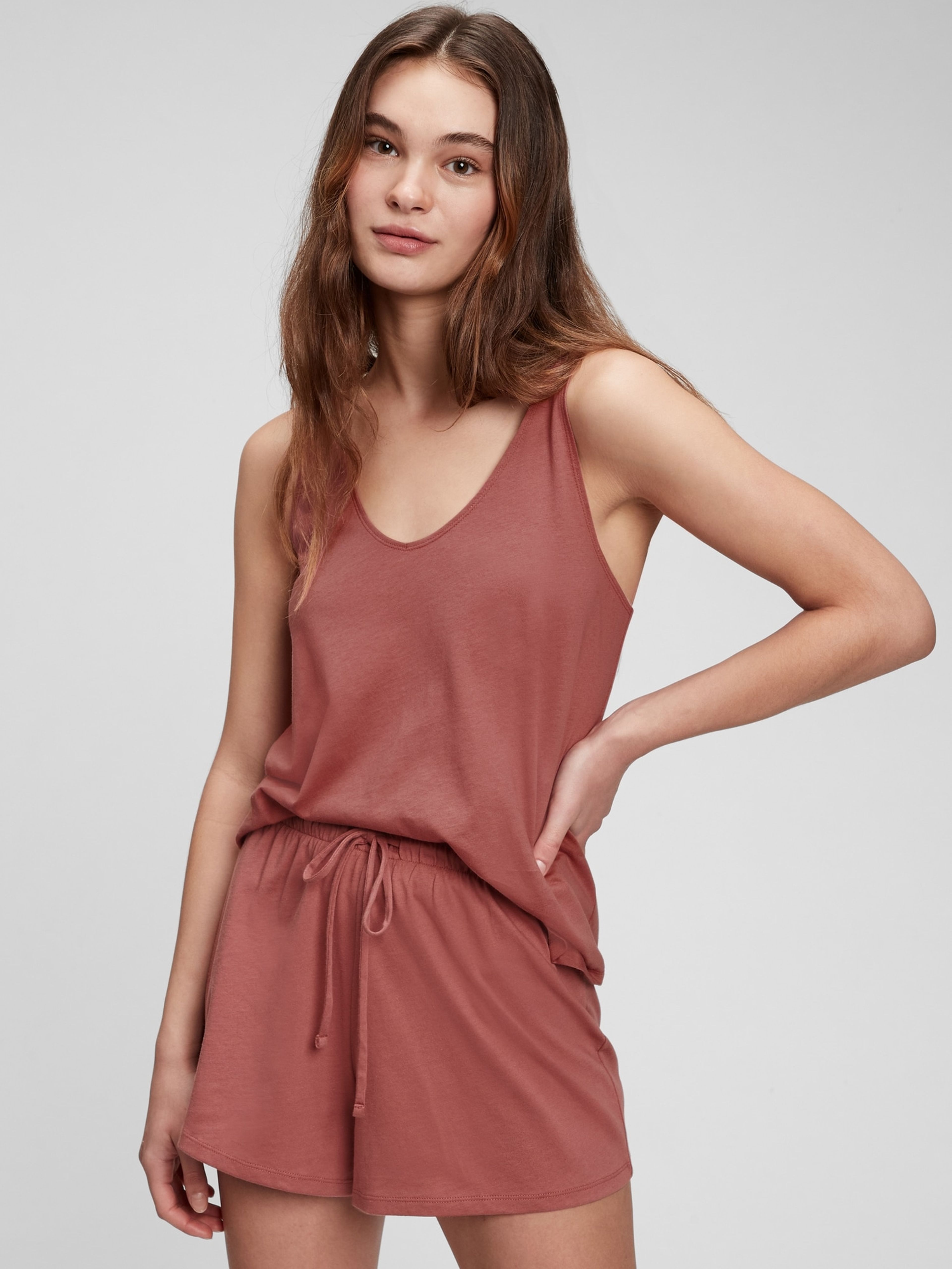 Organic cami pizsama top