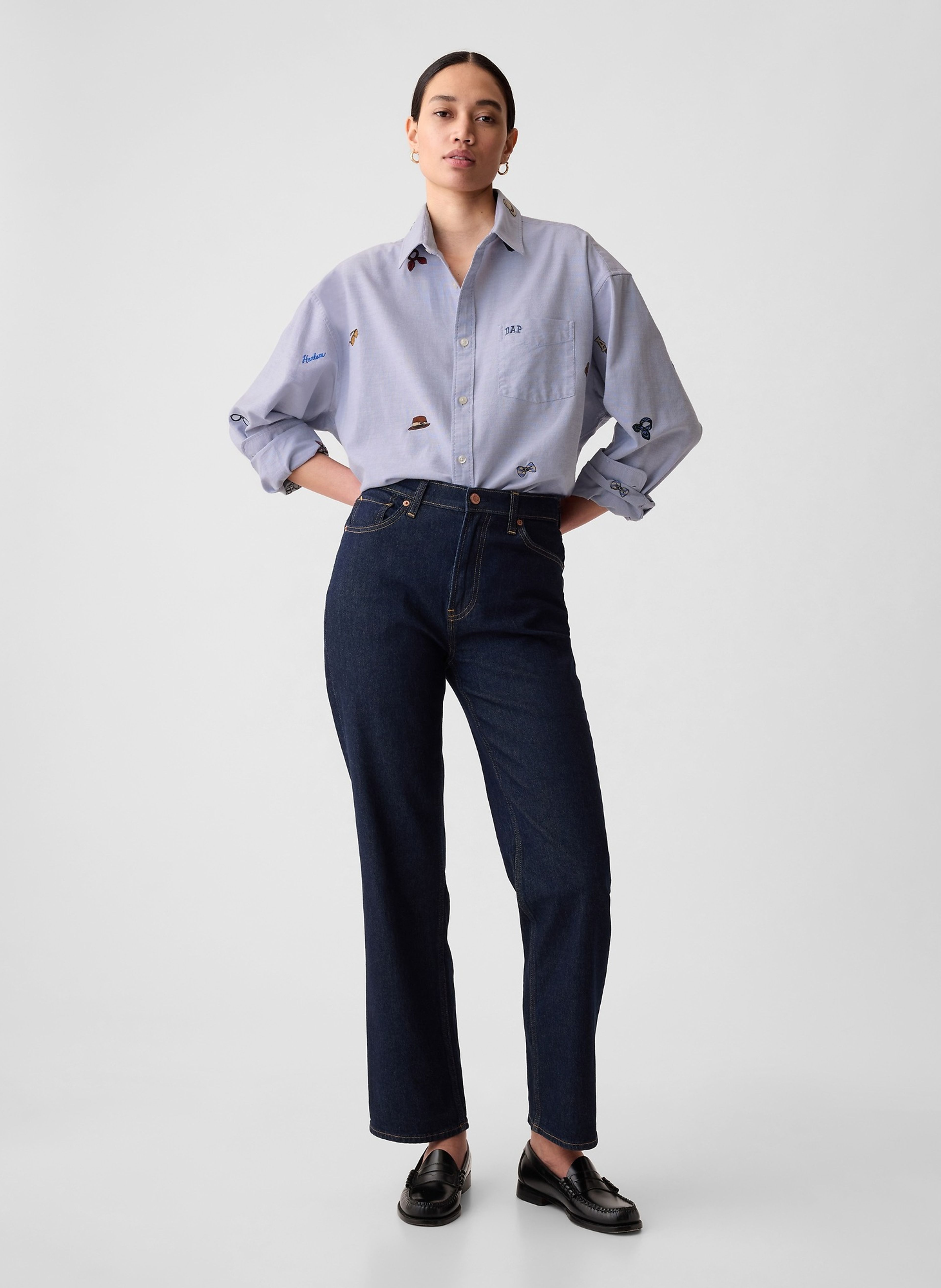 Gap × Dapper Dan Oxford-Hemd - 005