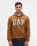 Sweatshirt unisex mit Logo-Braun - 004