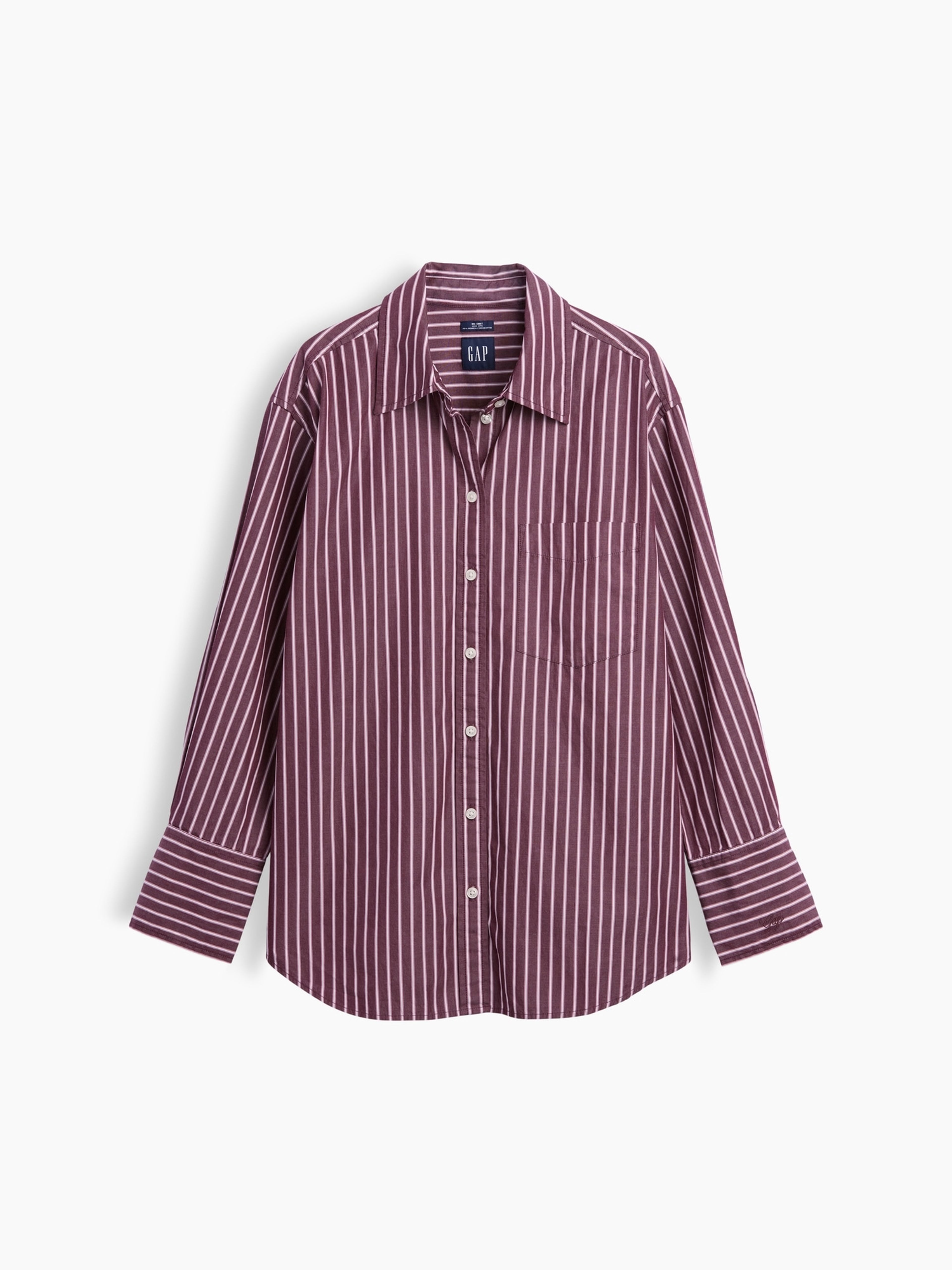 Popelínová oversize košeľa Big Shirt - 005