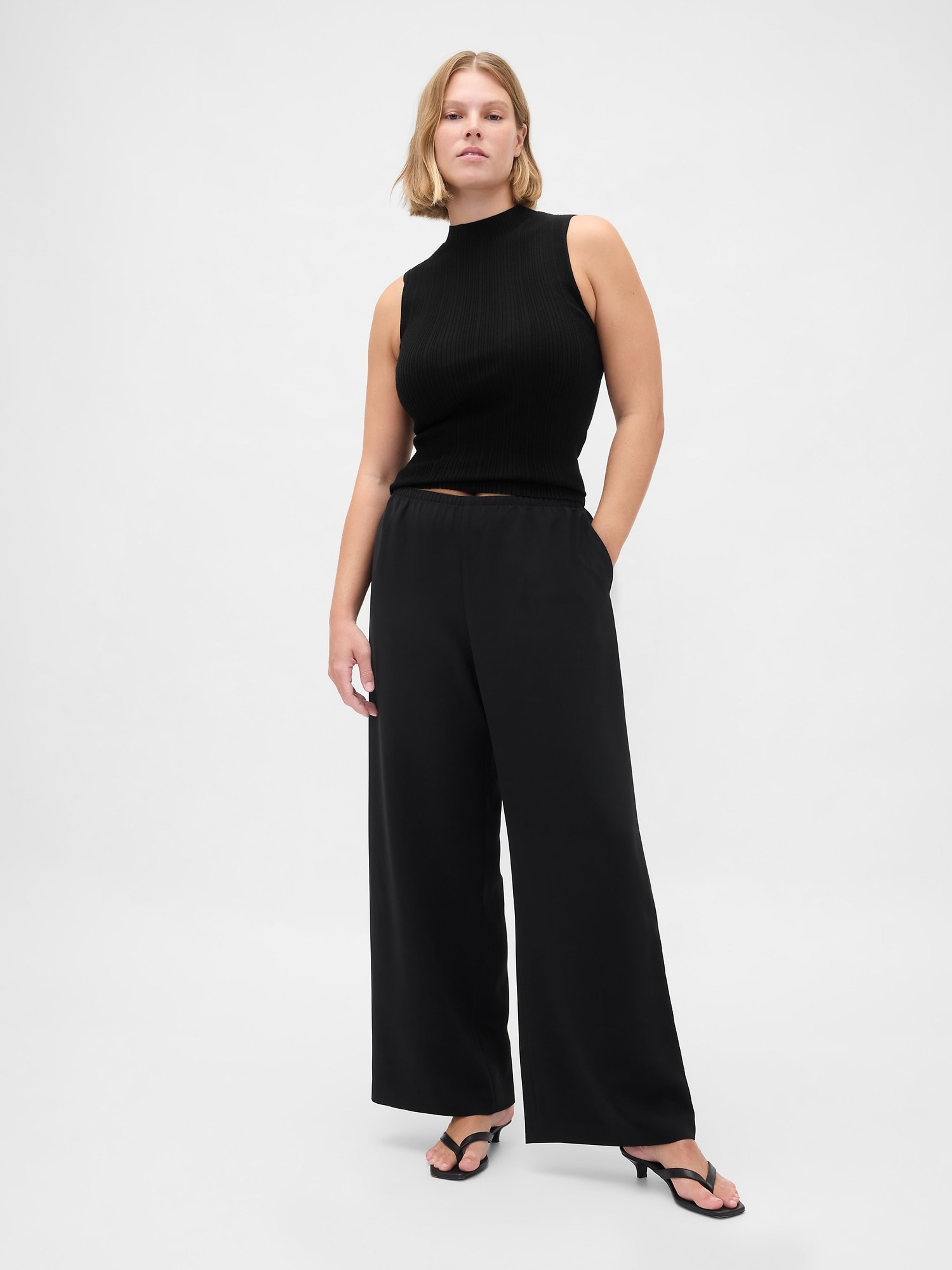 Spodnie Easy wide-leg - 005
