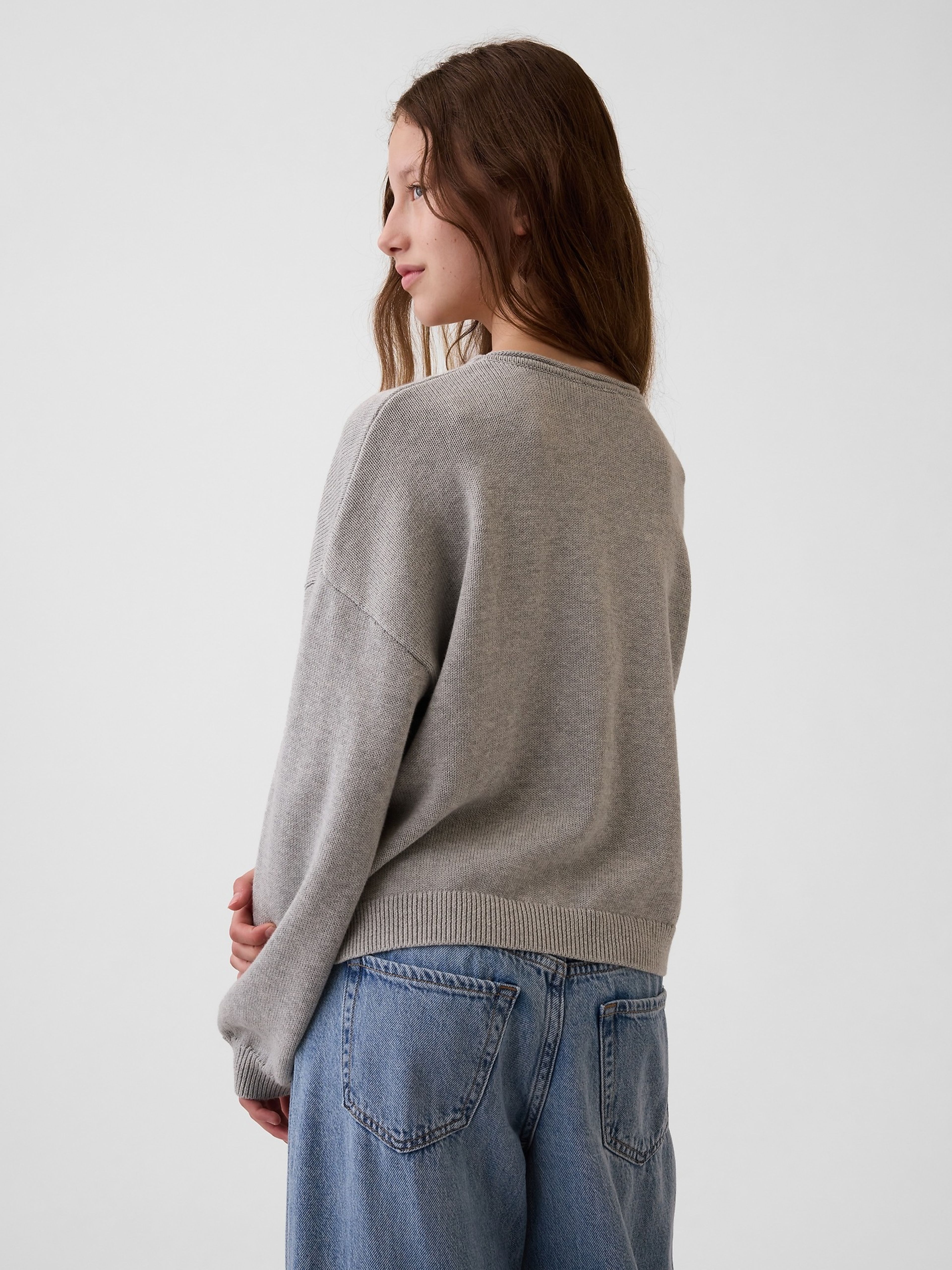 Dziecięcy sweter oversize Brannan Bear - 002