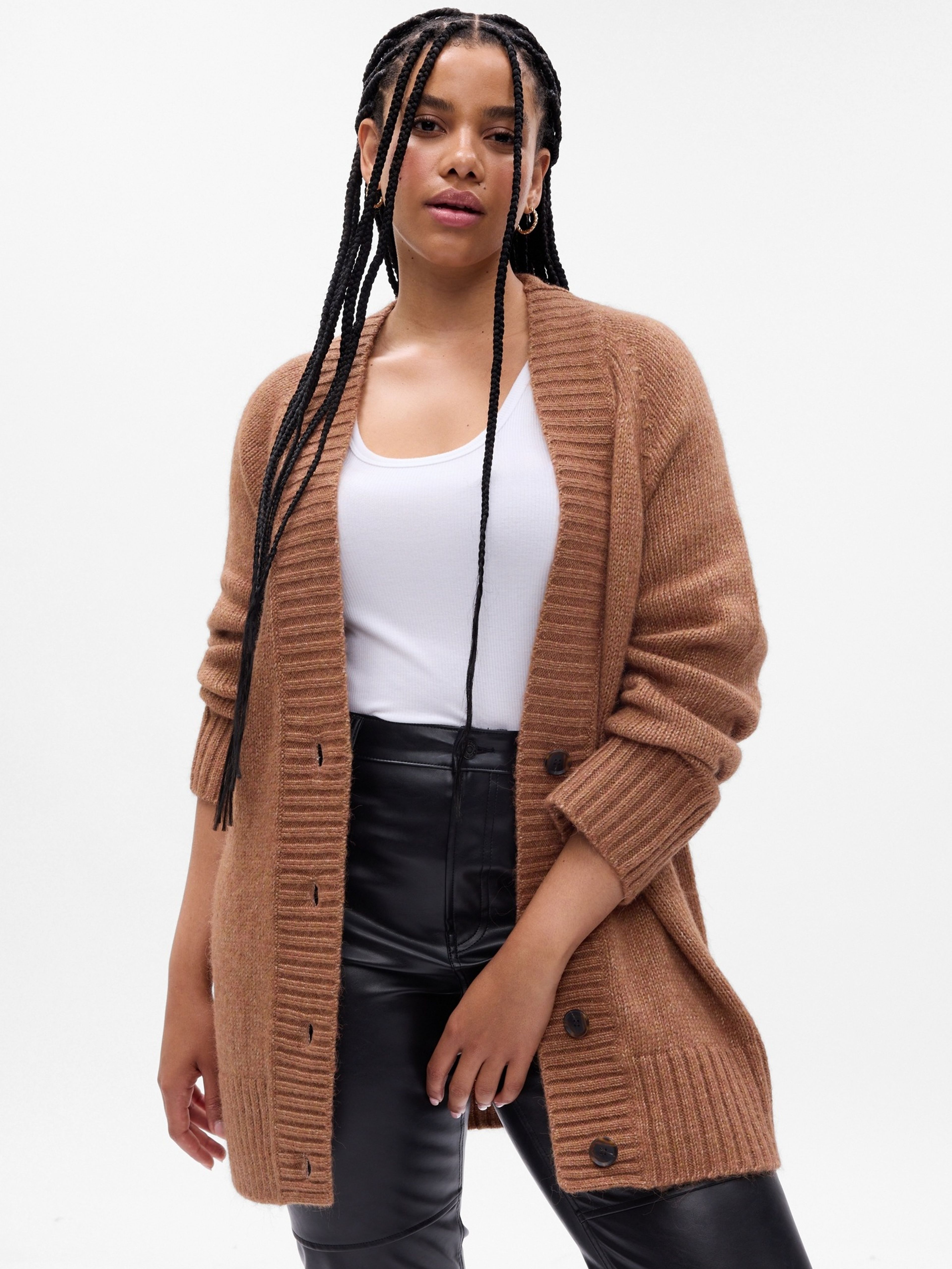 Strickjacke oversize