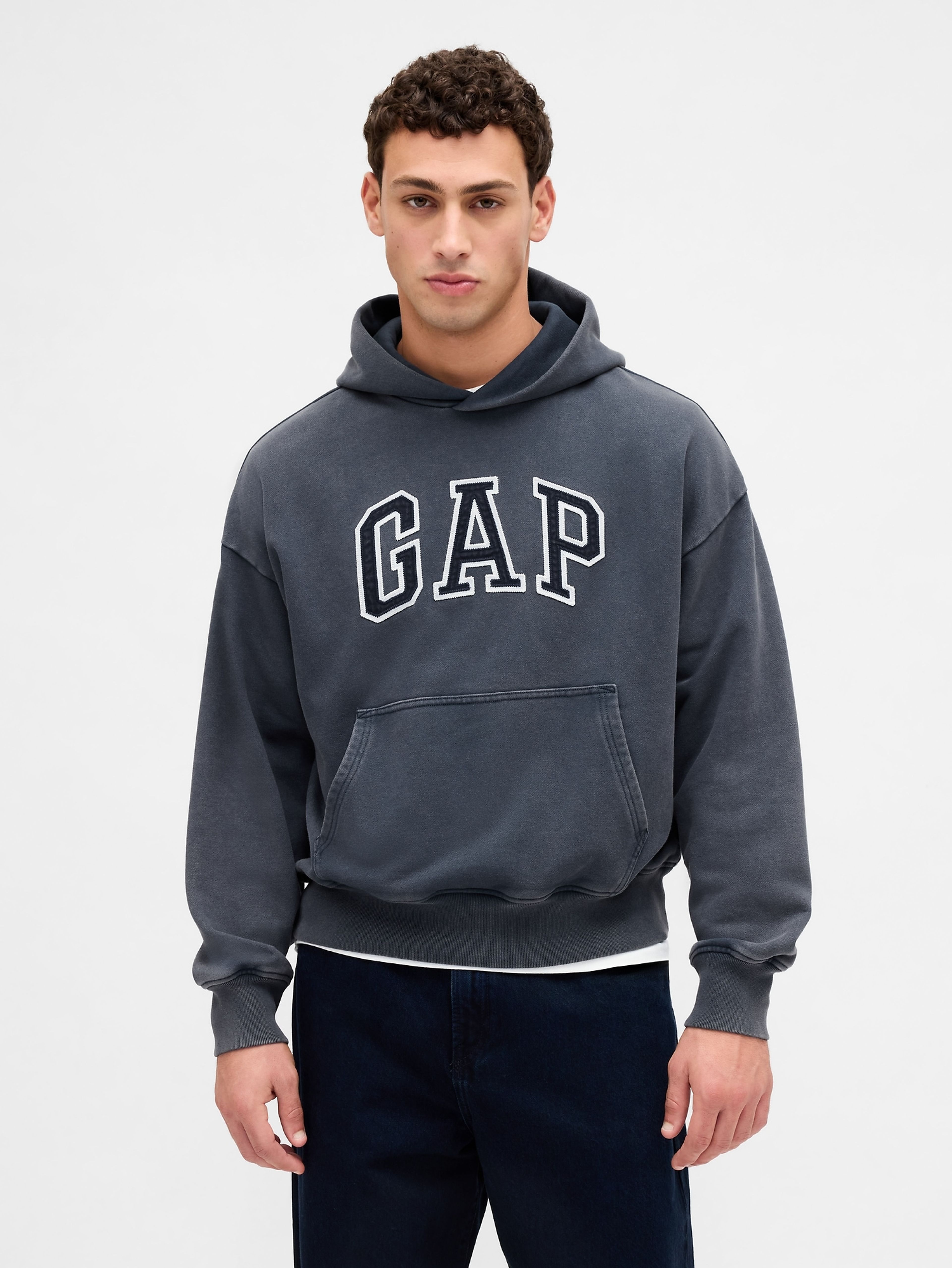 Sweat oversize Heavyweight unisex avec logo - 001