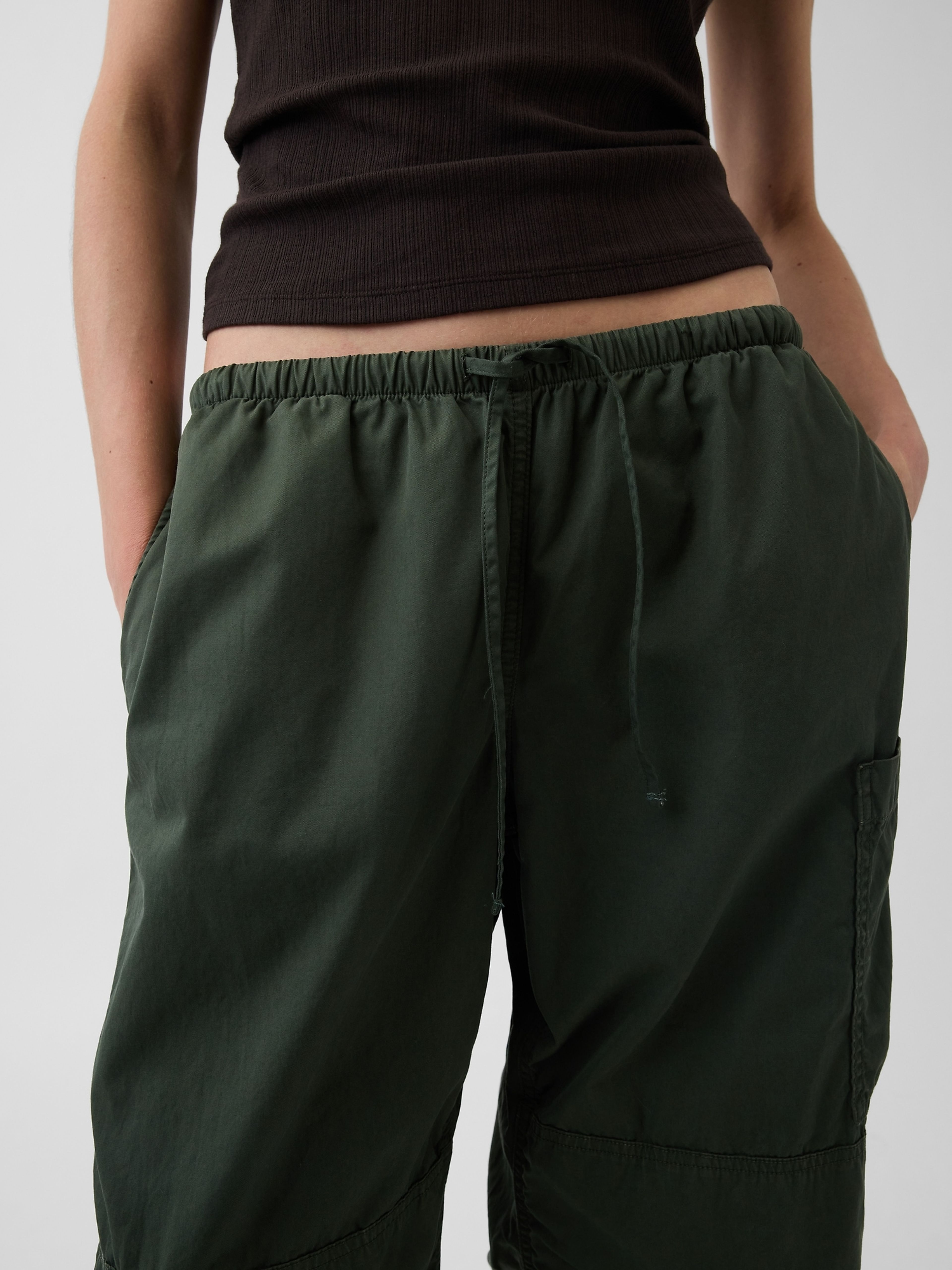 Nohavice Mid Rise Twill Barrel - 005