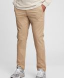 Spodnie khaki Slim-Beżowy - 002