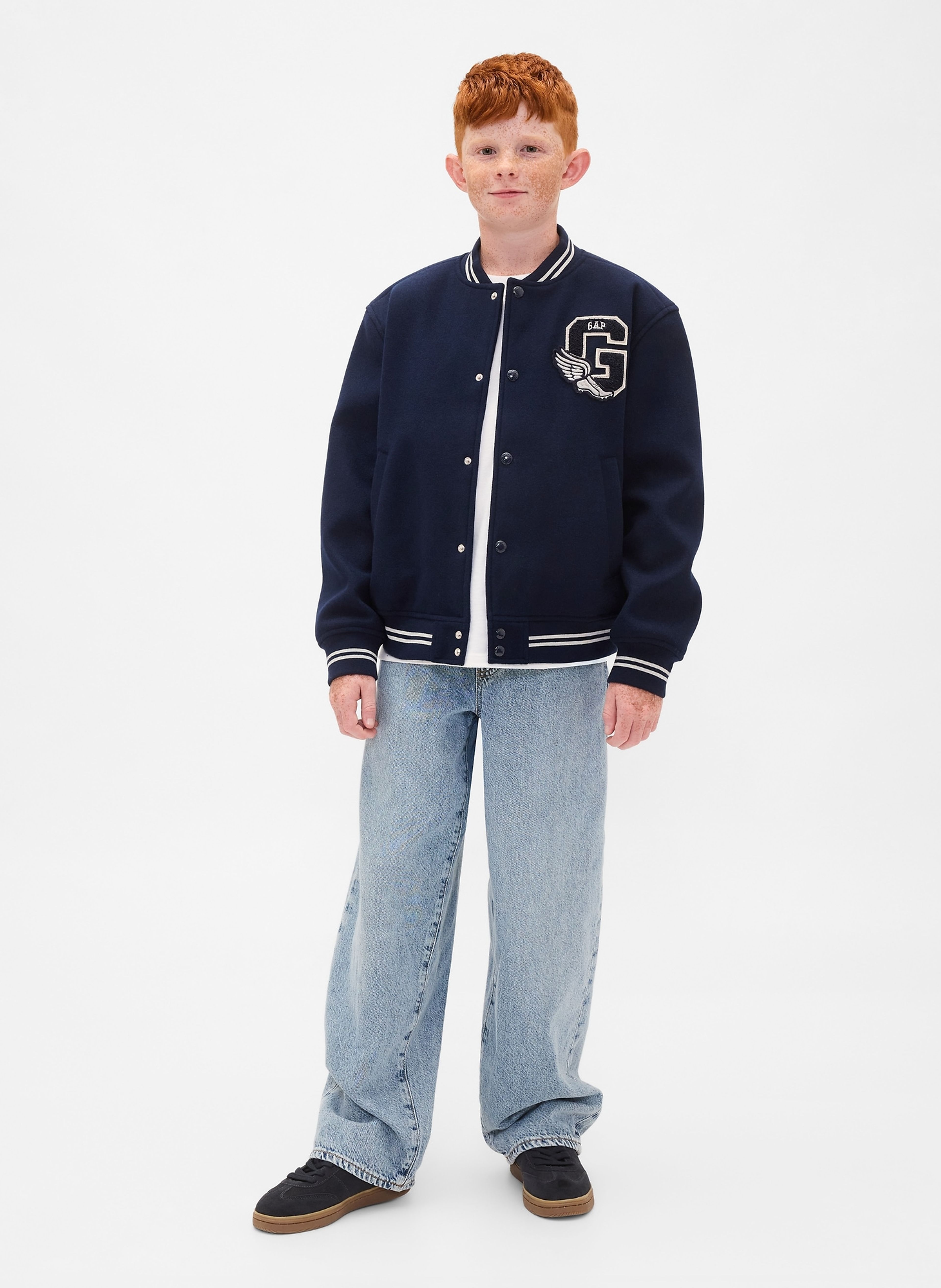 Kinder Bomberjacke mit Logo - 004