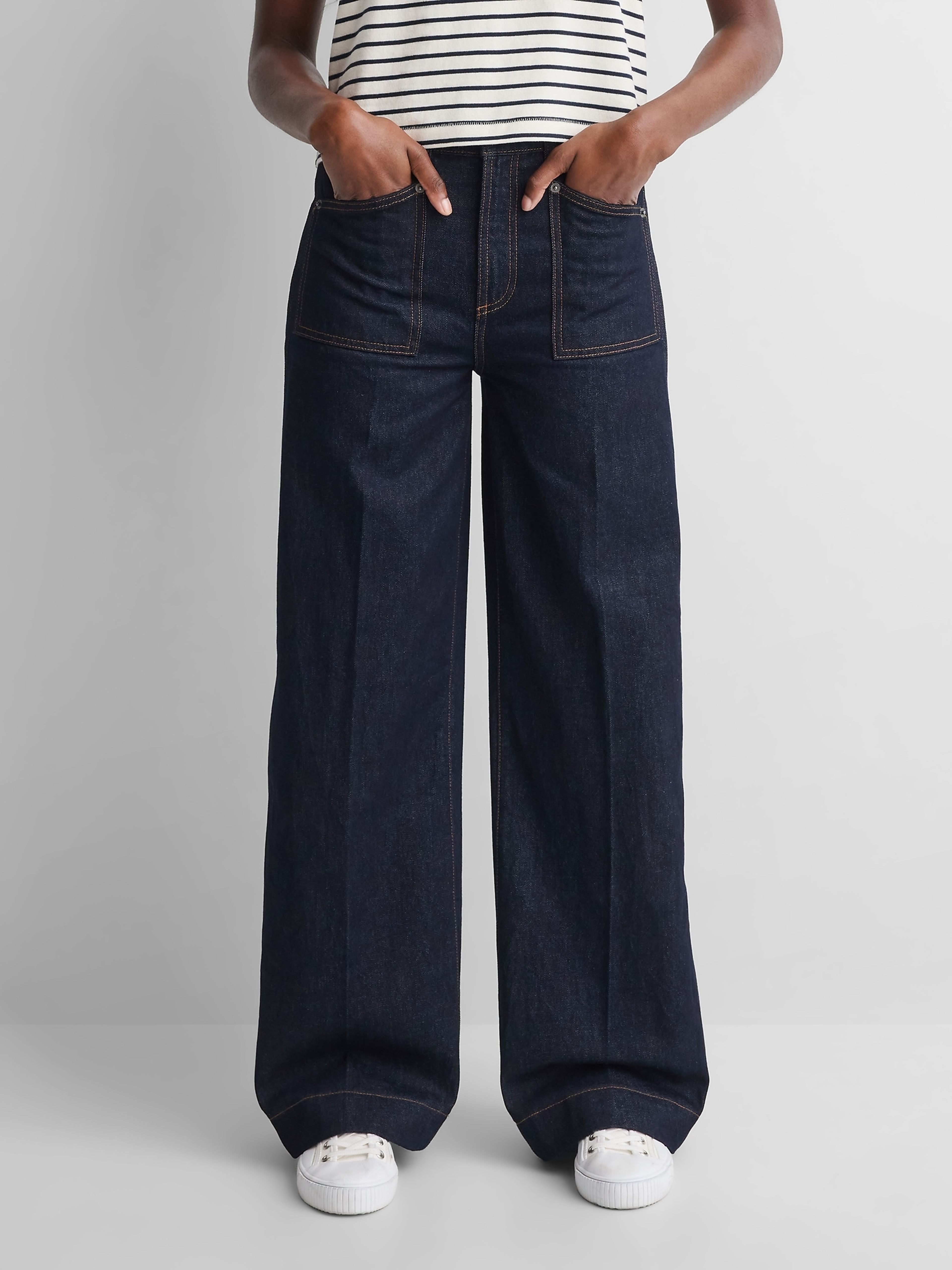 High Rise Stride jeans Gap × A.P.C. - 002