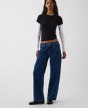 Jean The Hailey Low Rise Loose-Bleu marine - 001