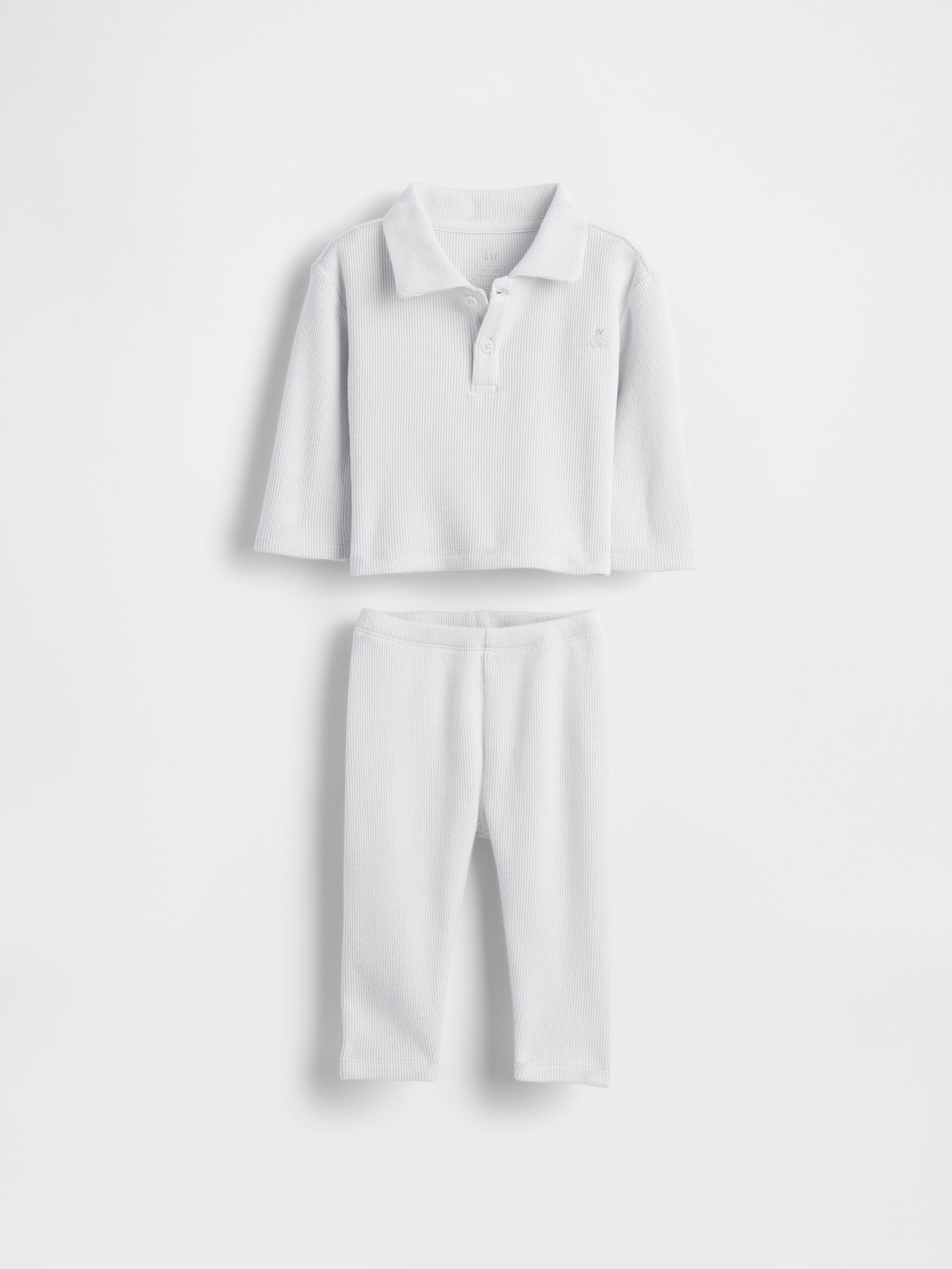 Baby Waffel Outfit-Set Brannan Bear - 001