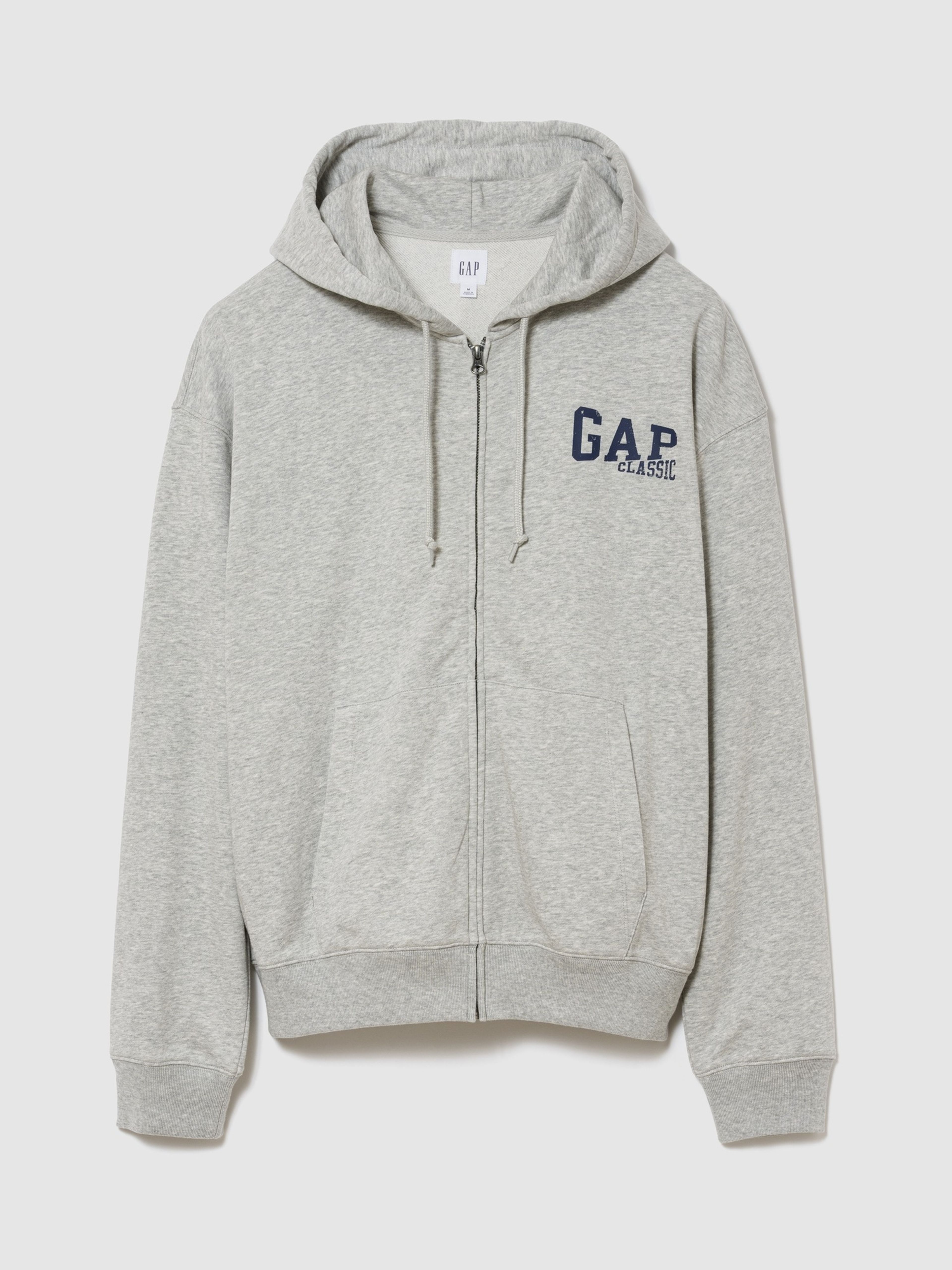 French Terry Hoodie mit Logo - 001