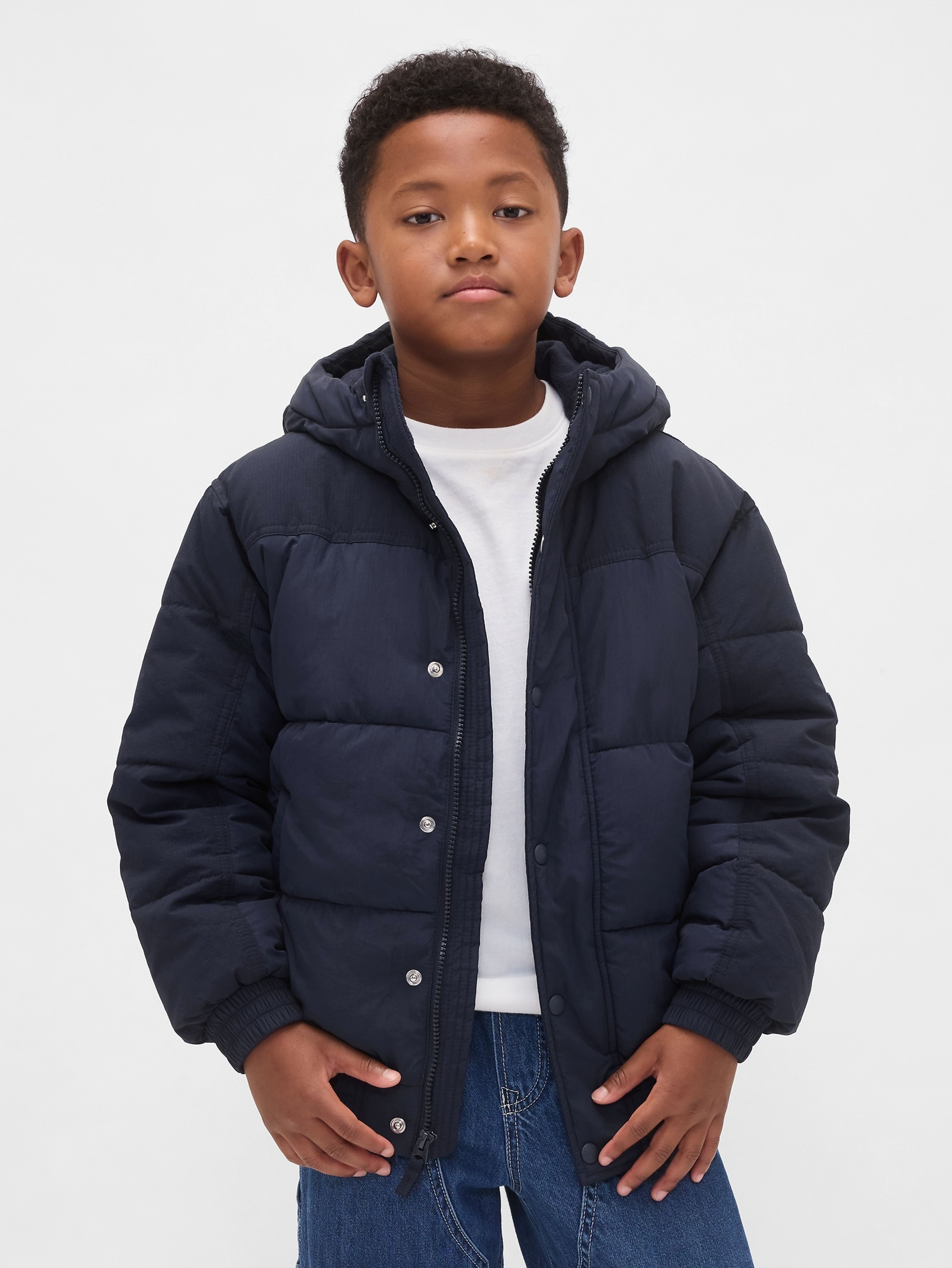 Jungen-Steppjacke wasserabweisend
