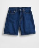 Pantaloncini in denim Loose-Rosso - 001