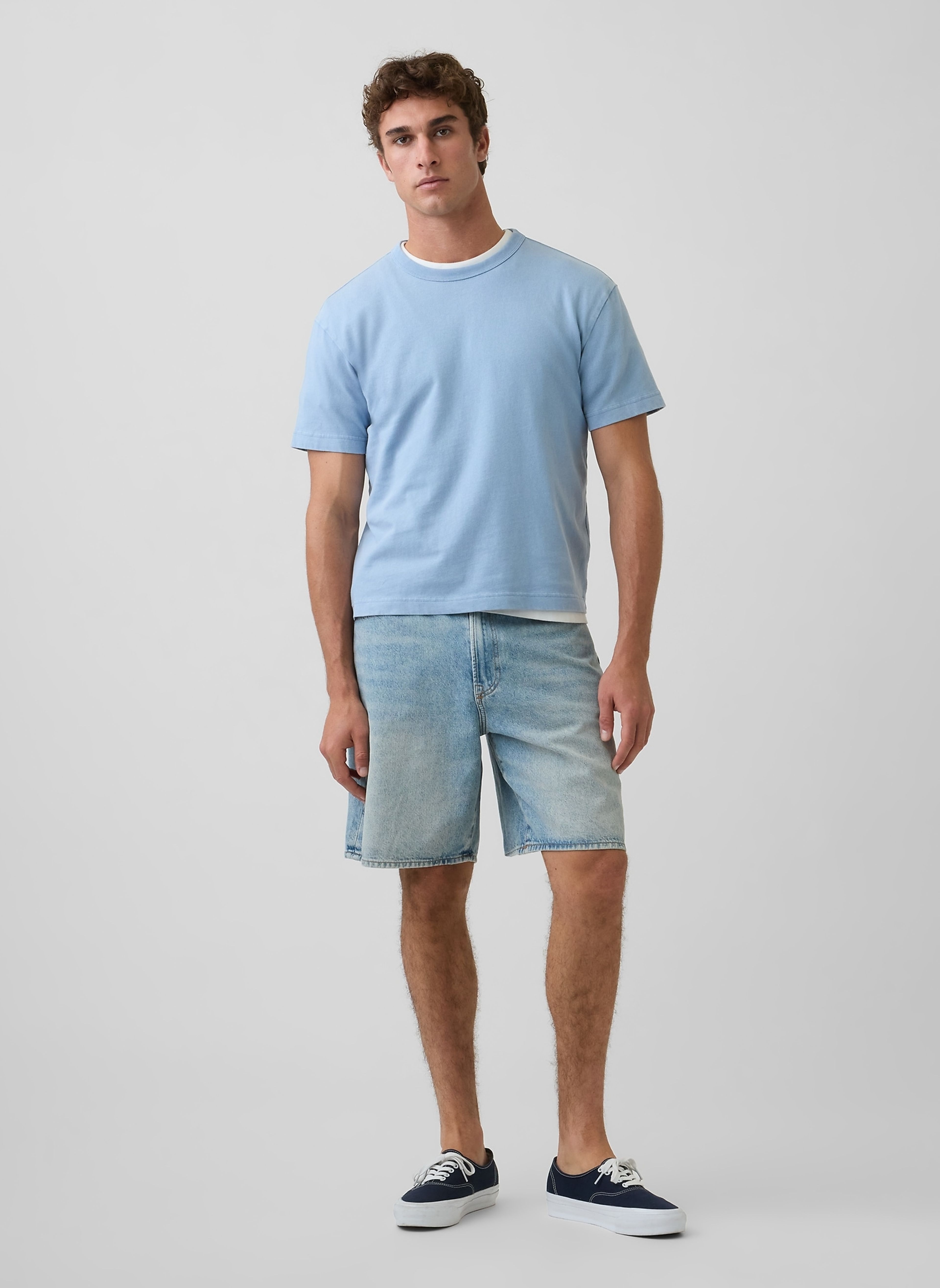 Shorts 90s loose in denim - 003
