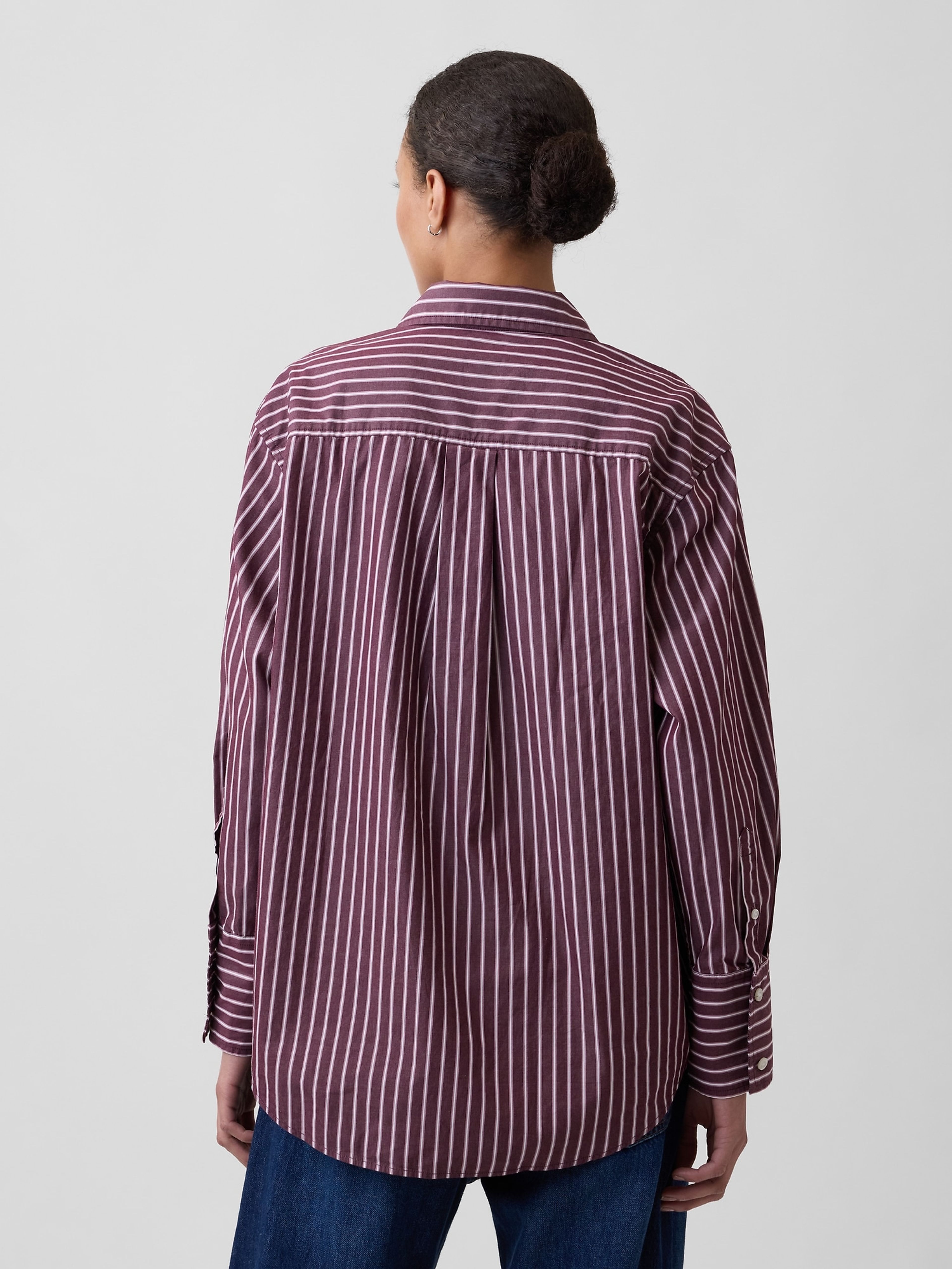 Popelínová oversize košeľa Big Shirt - 002