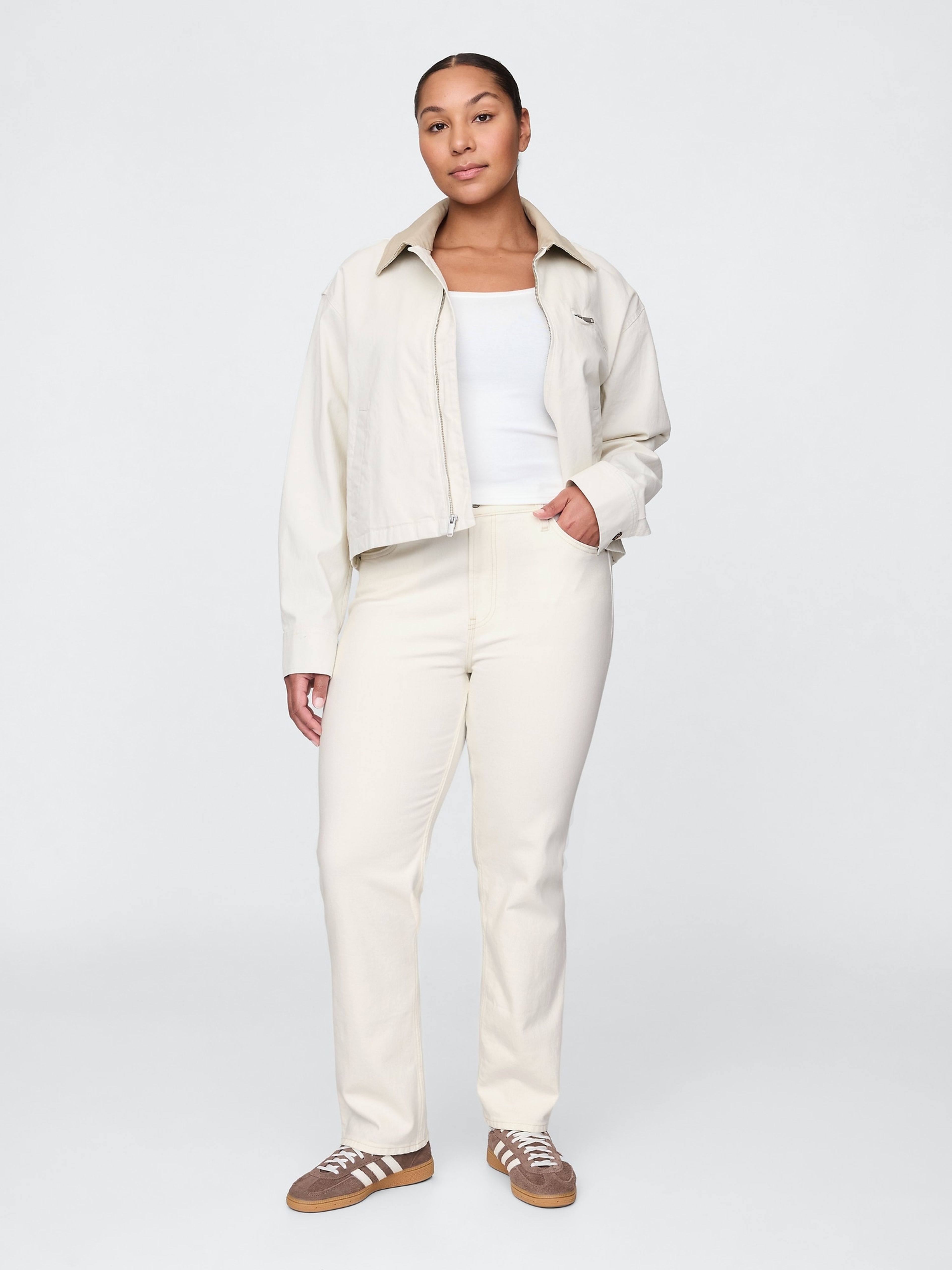 High Rise 90s Straight Jeans - 006