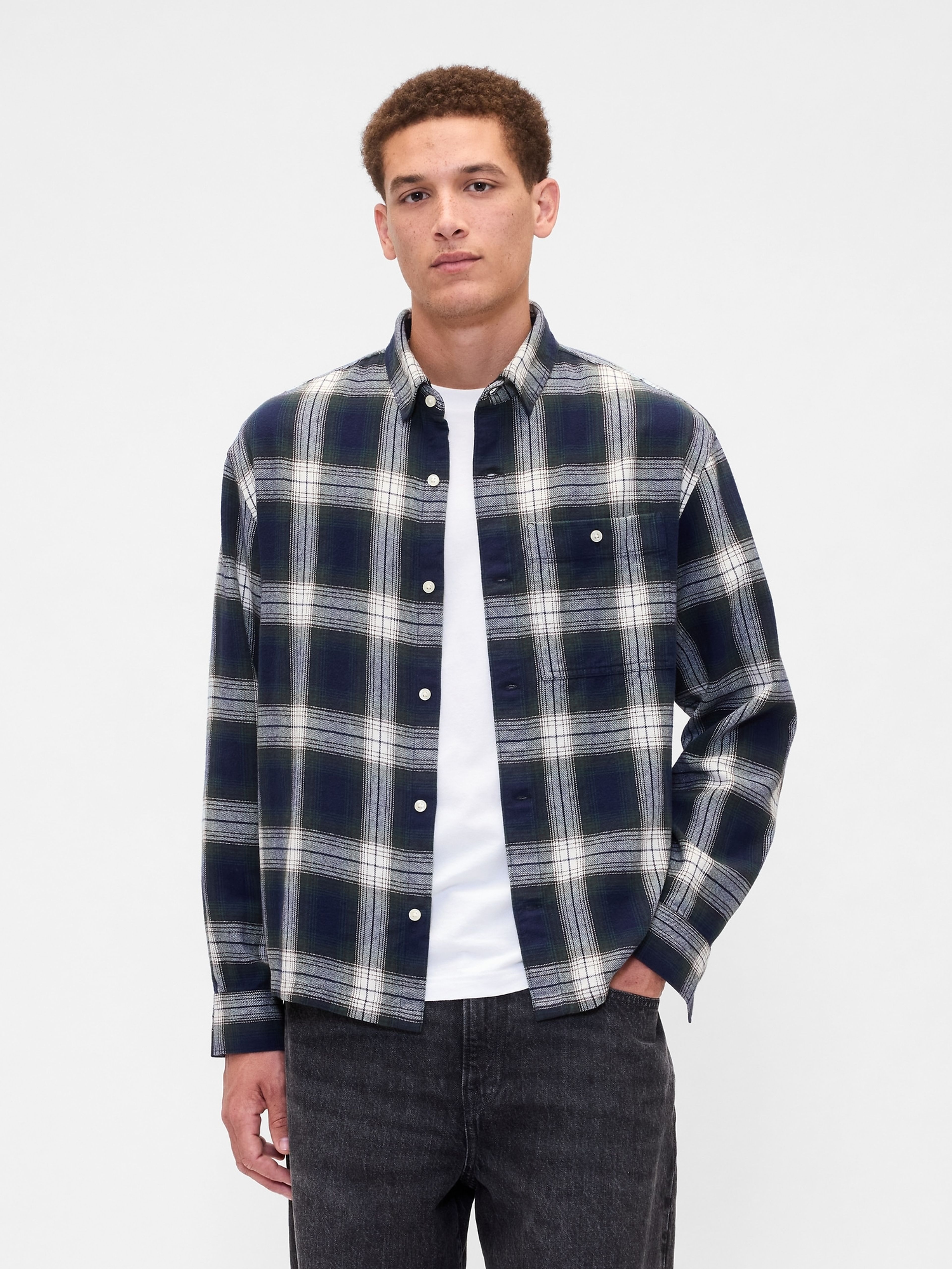 Herren-Flanellhemd