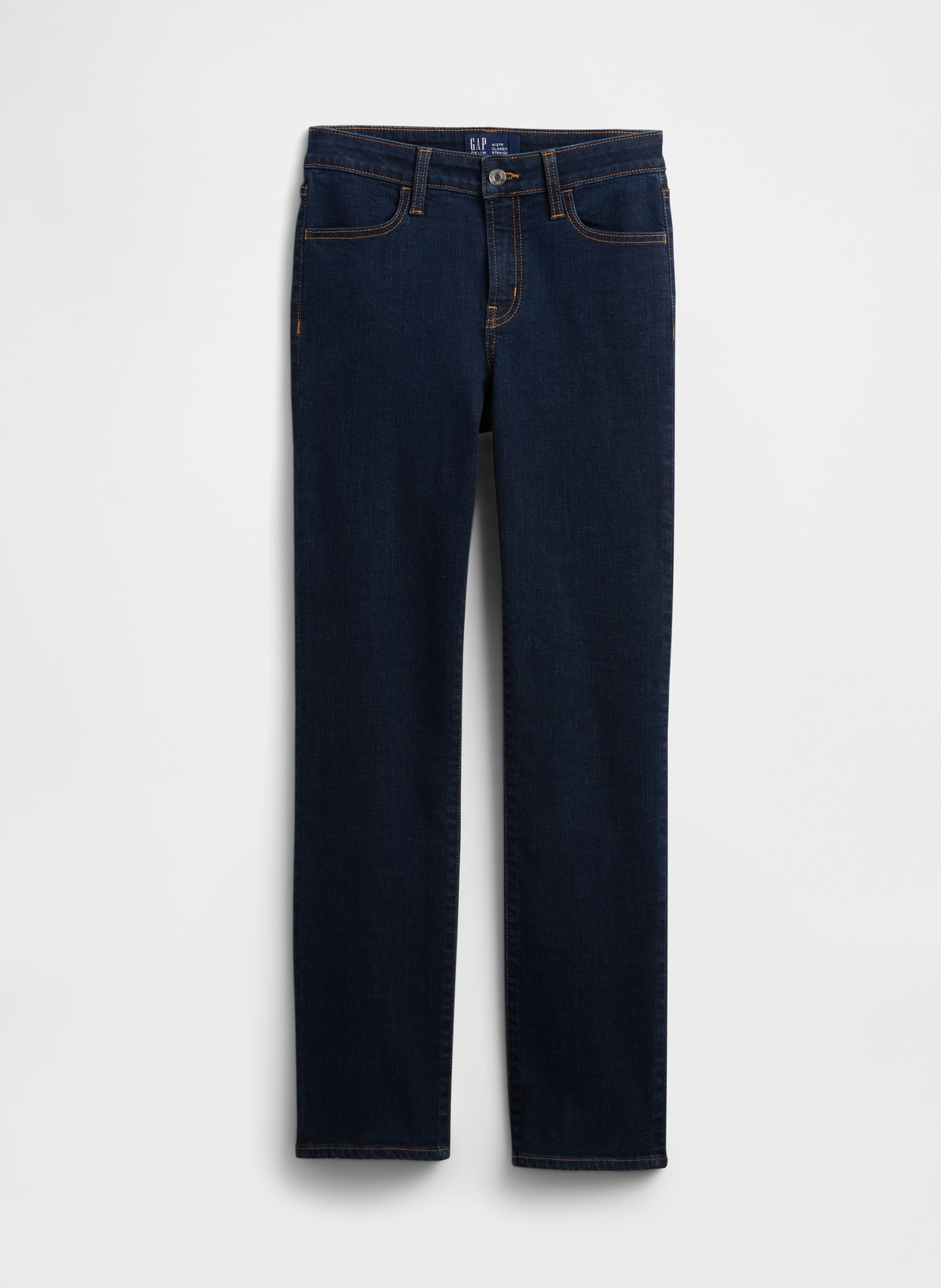 Jeansy Mid Rise Classic Straight - 007