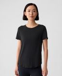 Tricou sport GapFit Breathe-Neagră - 001