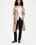 Jeansy Mid Rise Classic Straight-Granatowy - 001