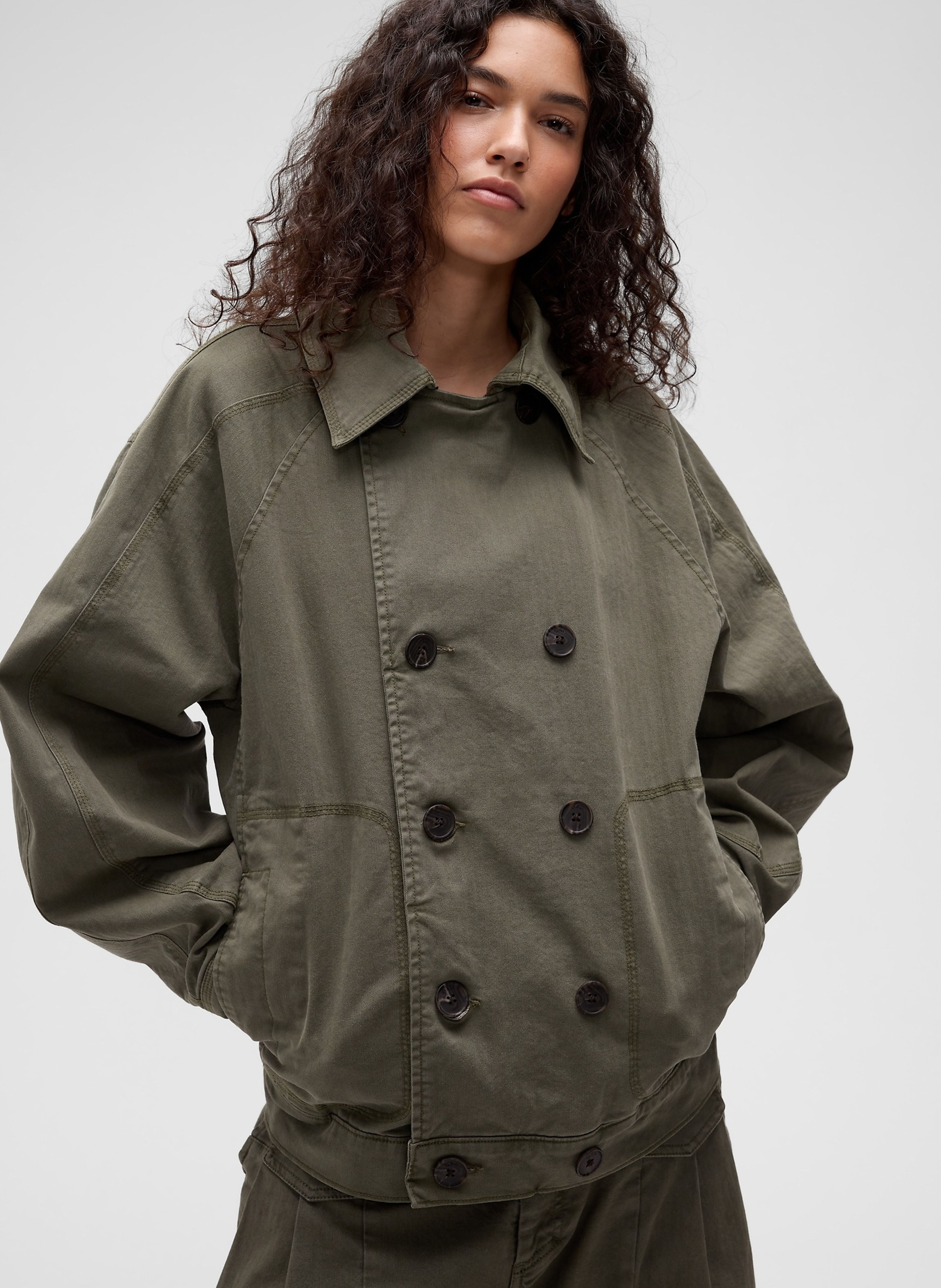 Dvojradový kabát GapStudio by Zac Posen unisex - 004