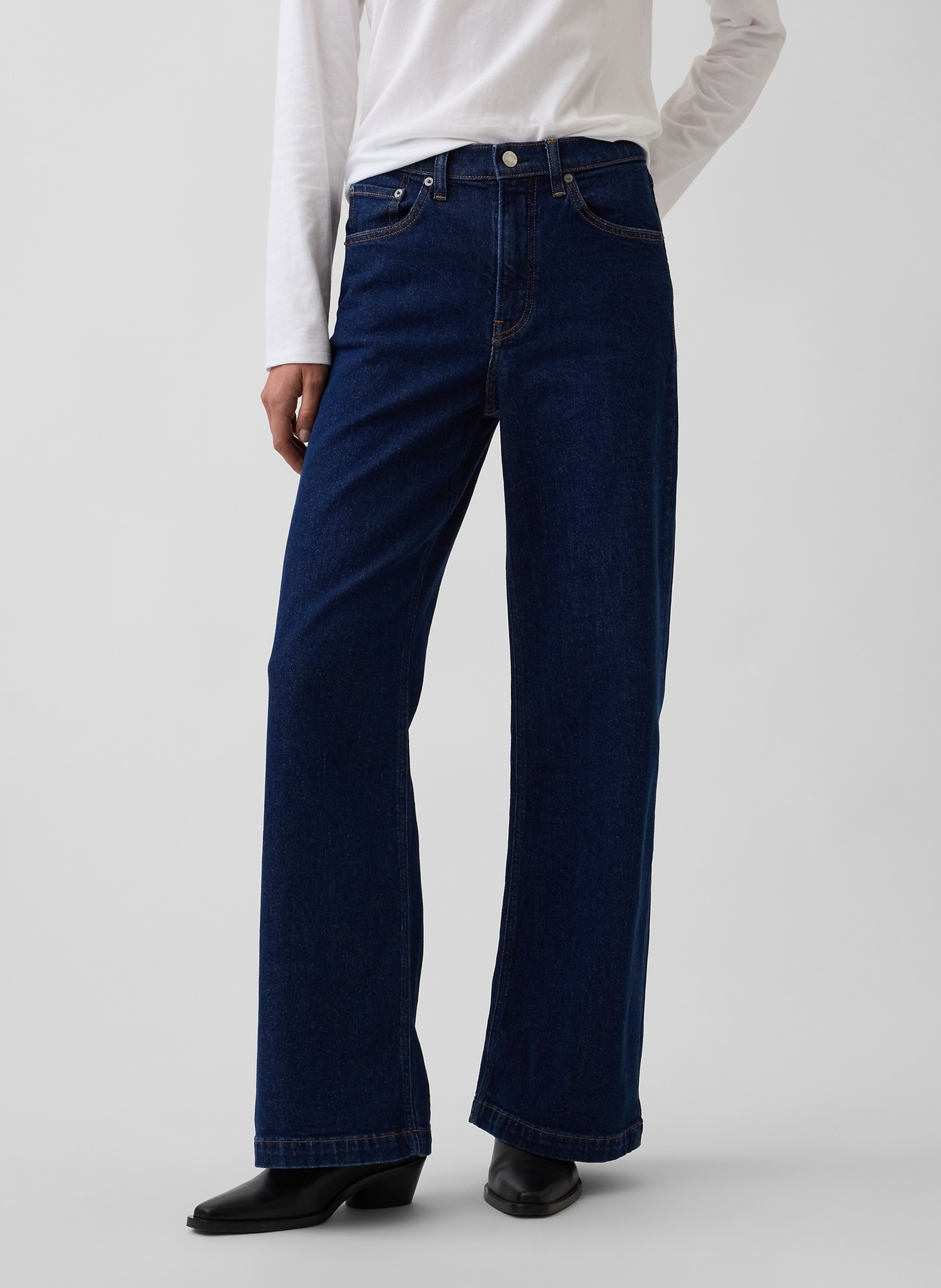 Džíny High Rise Stride Wide-Leg - 003
