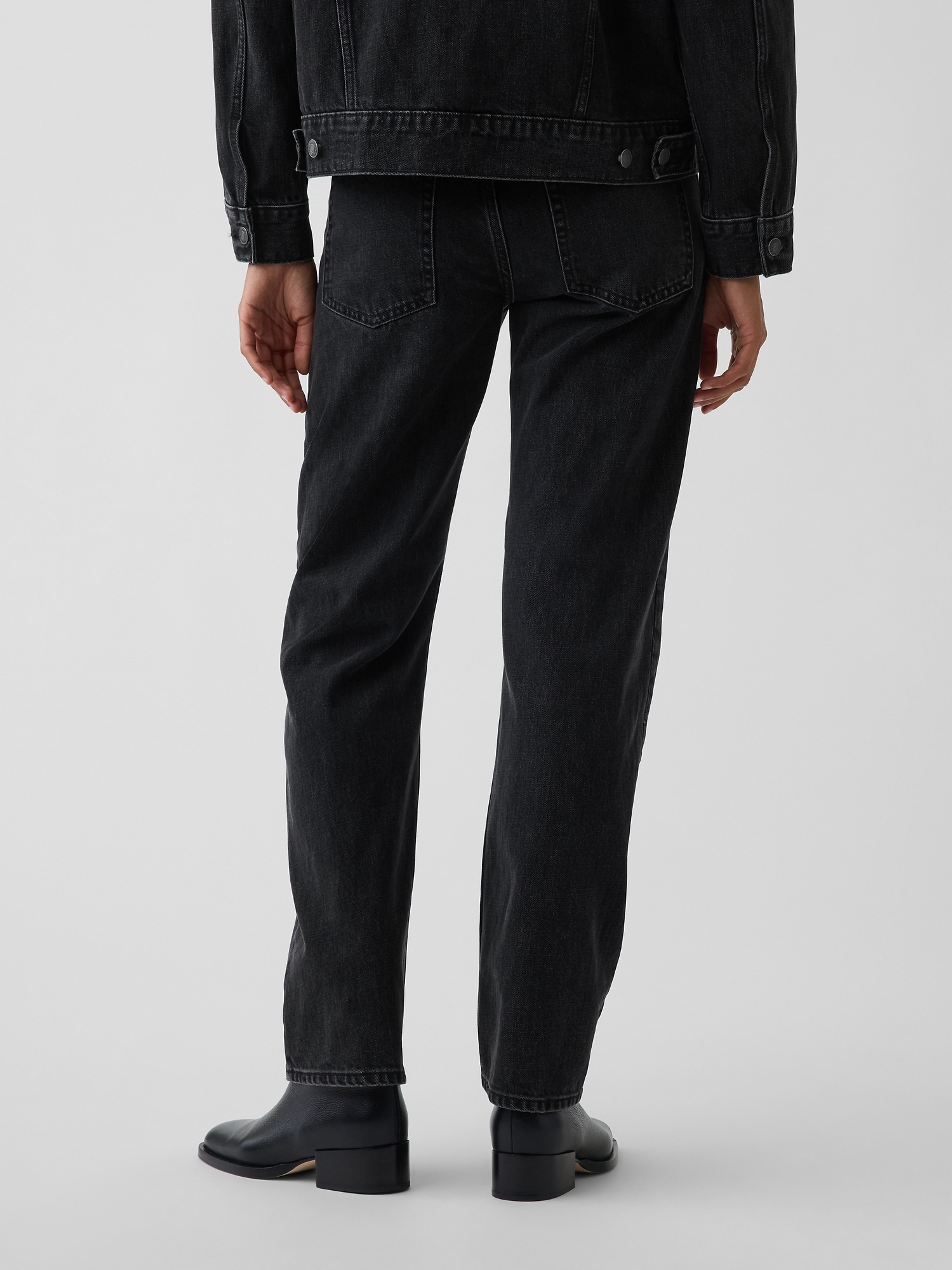 Jean Mid Rise Straight Taper - 004