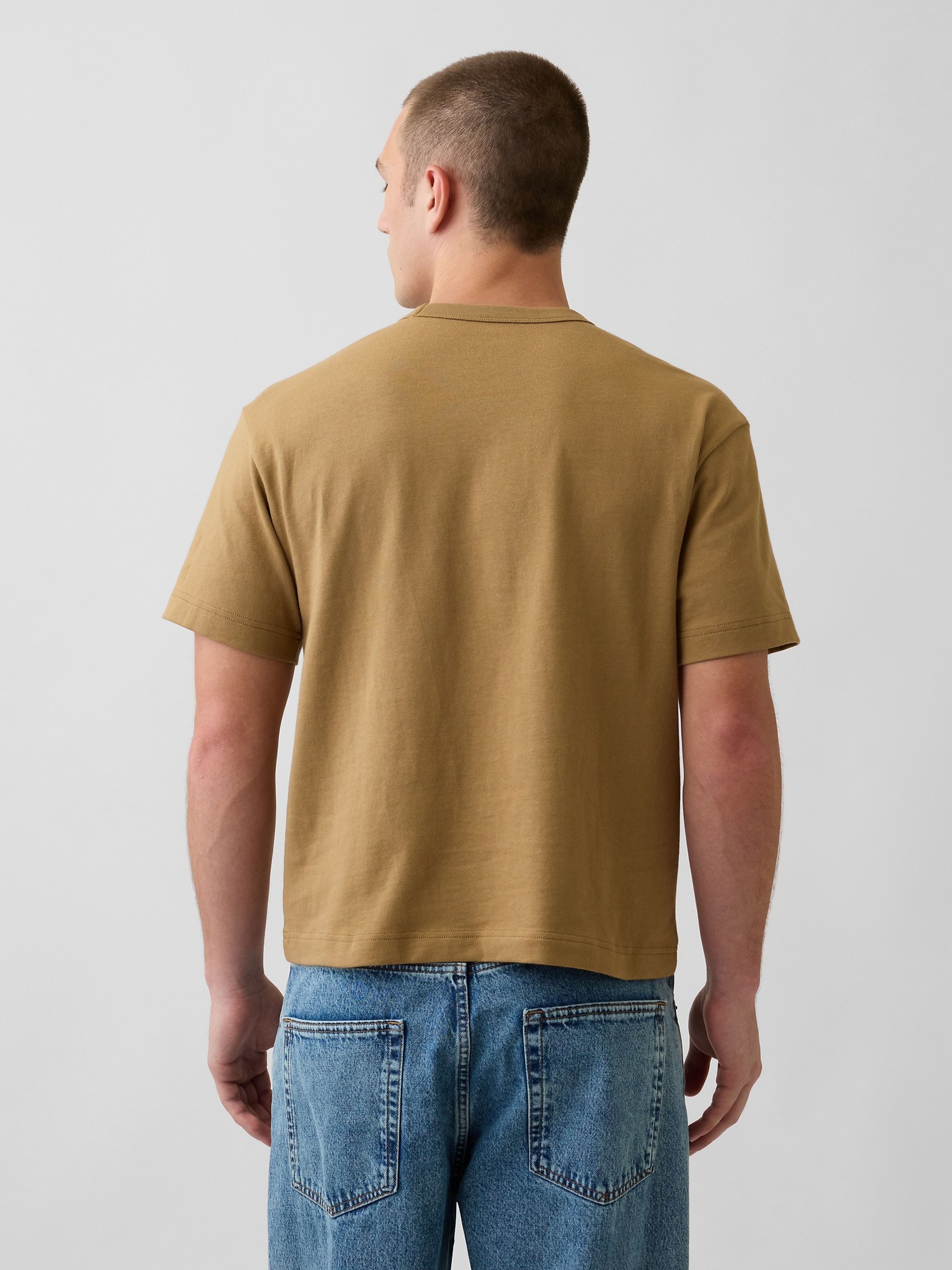 Crop T-shirt Heavyweight z logo - 003