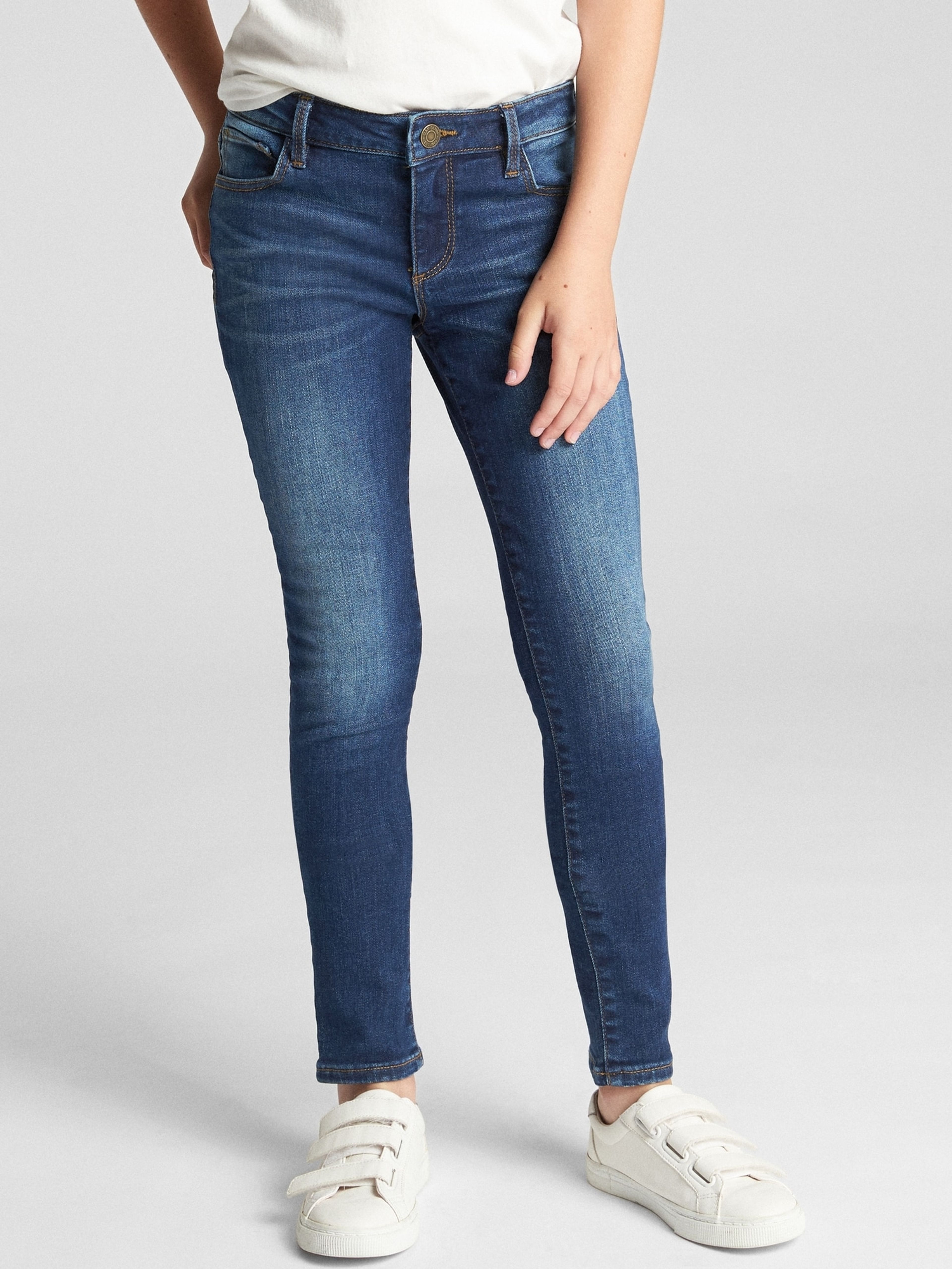 Dziecięce jeansy super skinny stretch