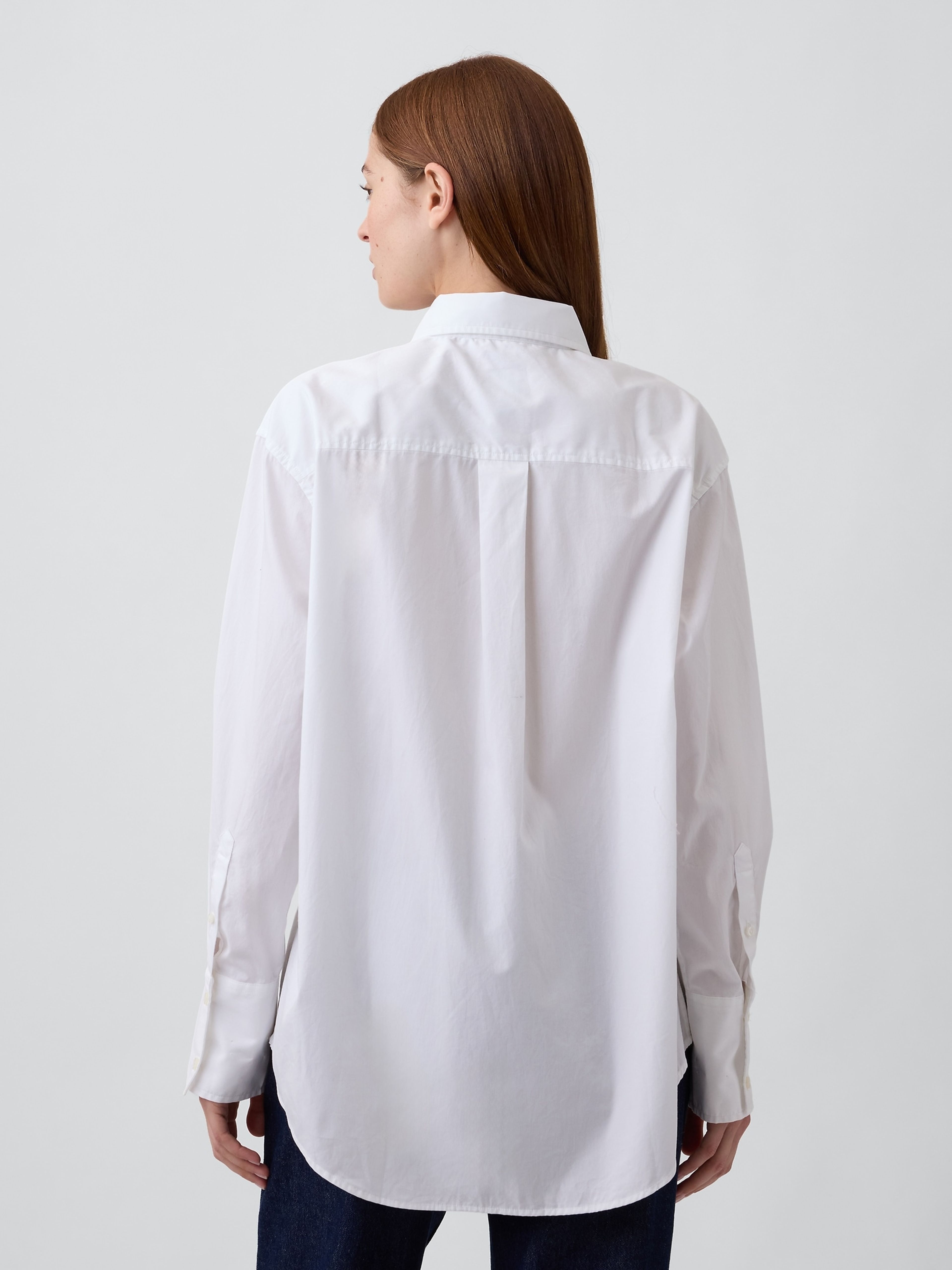 Popelínová oversize košeľa Big Shirt - 002