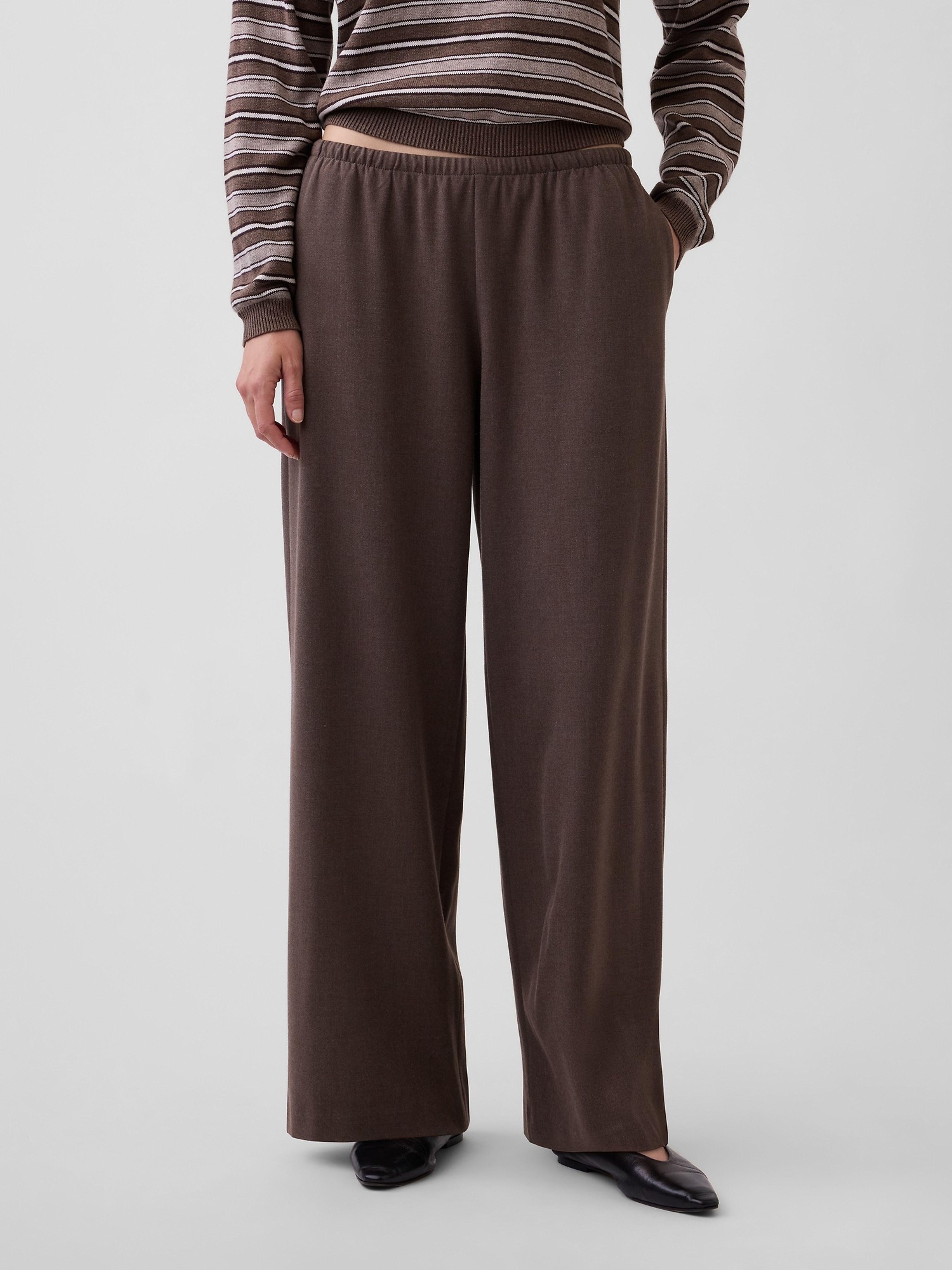 Nohavice wide-leg Easy - 002
