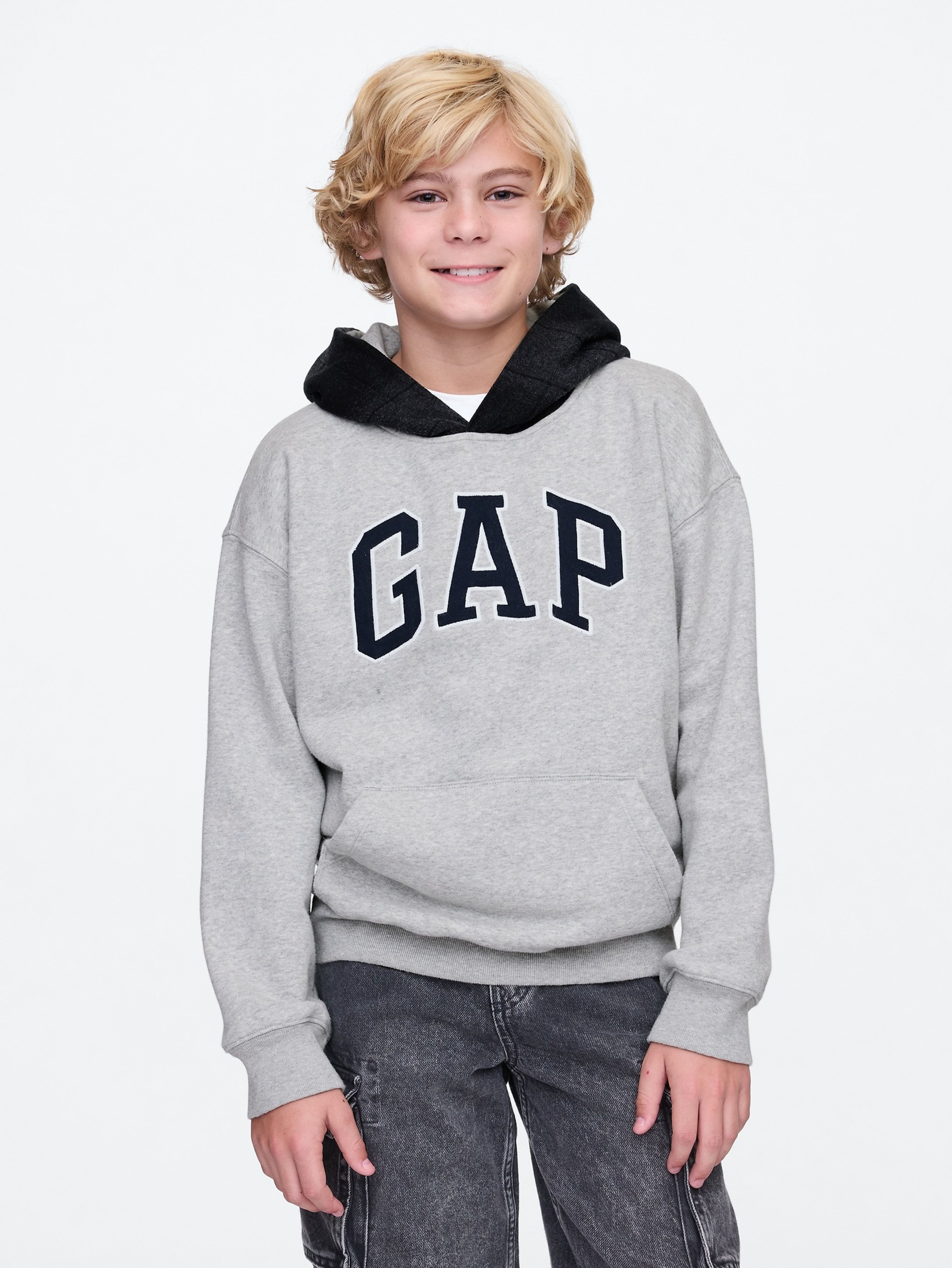 Jungen-Sweatshirt mit Logo