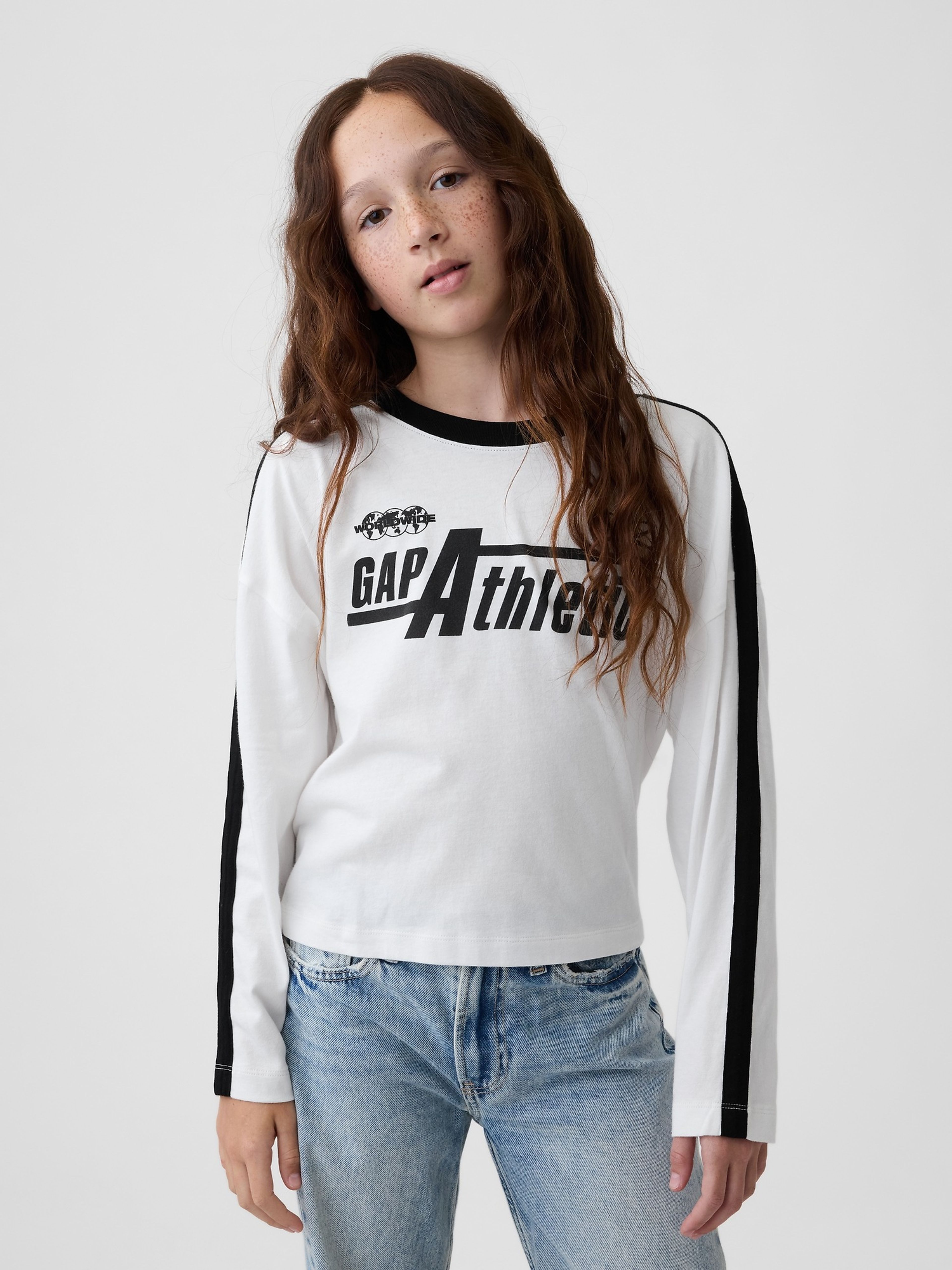Gyerek oversize póló Gap Athletic - 001