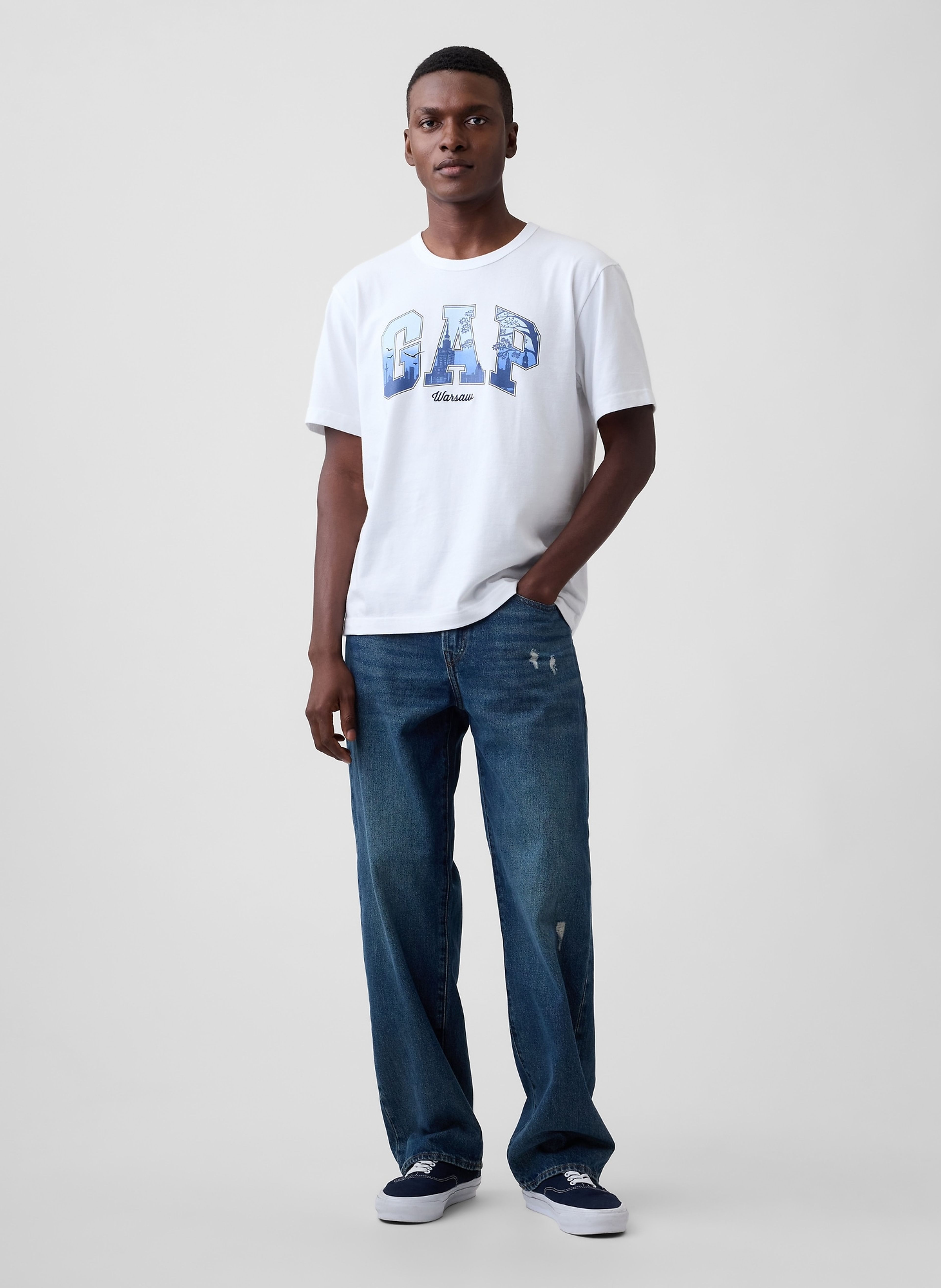 T-shirt Warsaw z logo - 002