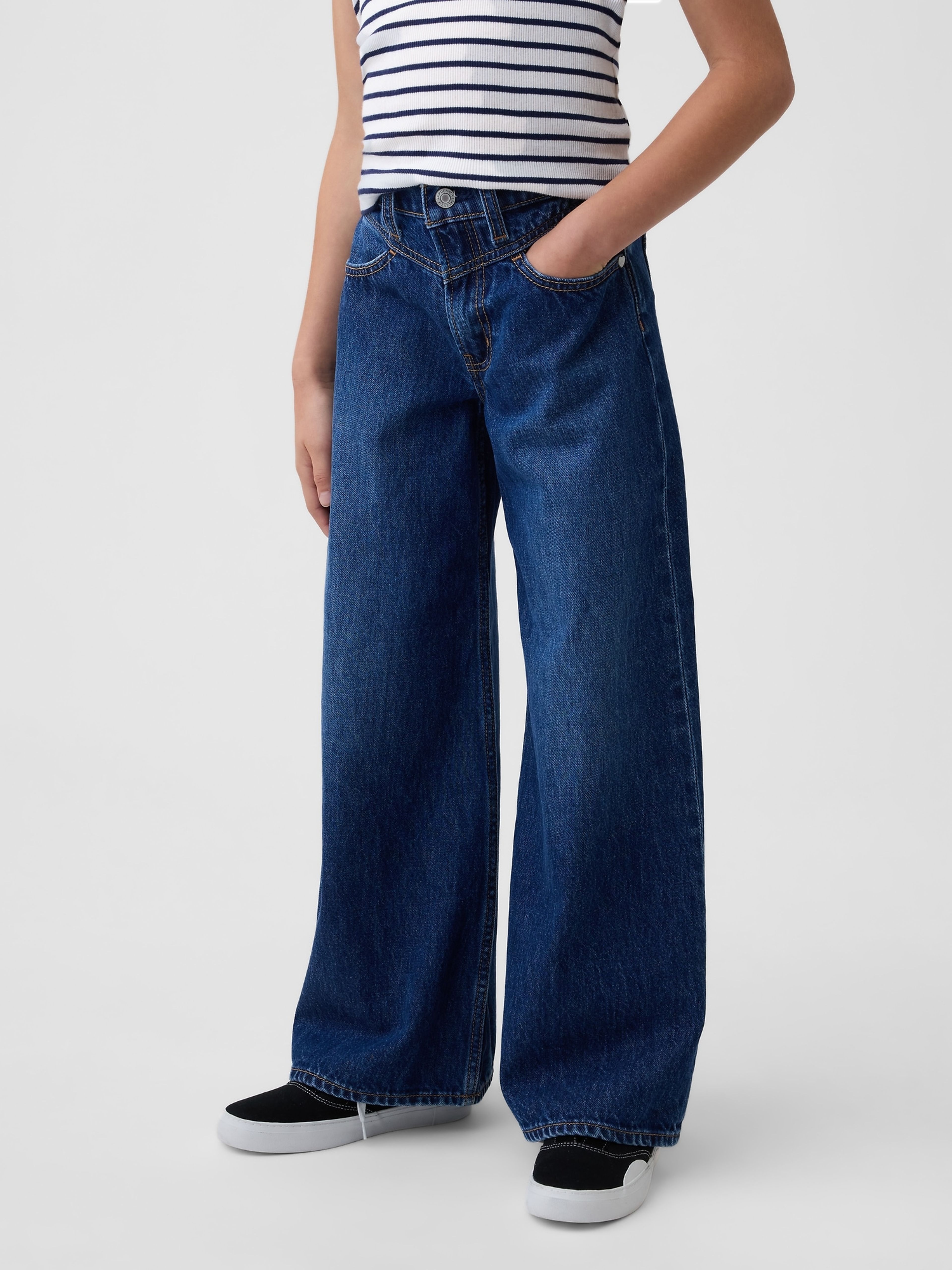 Dziecięce jeansy Low Rise Baggy - 002
