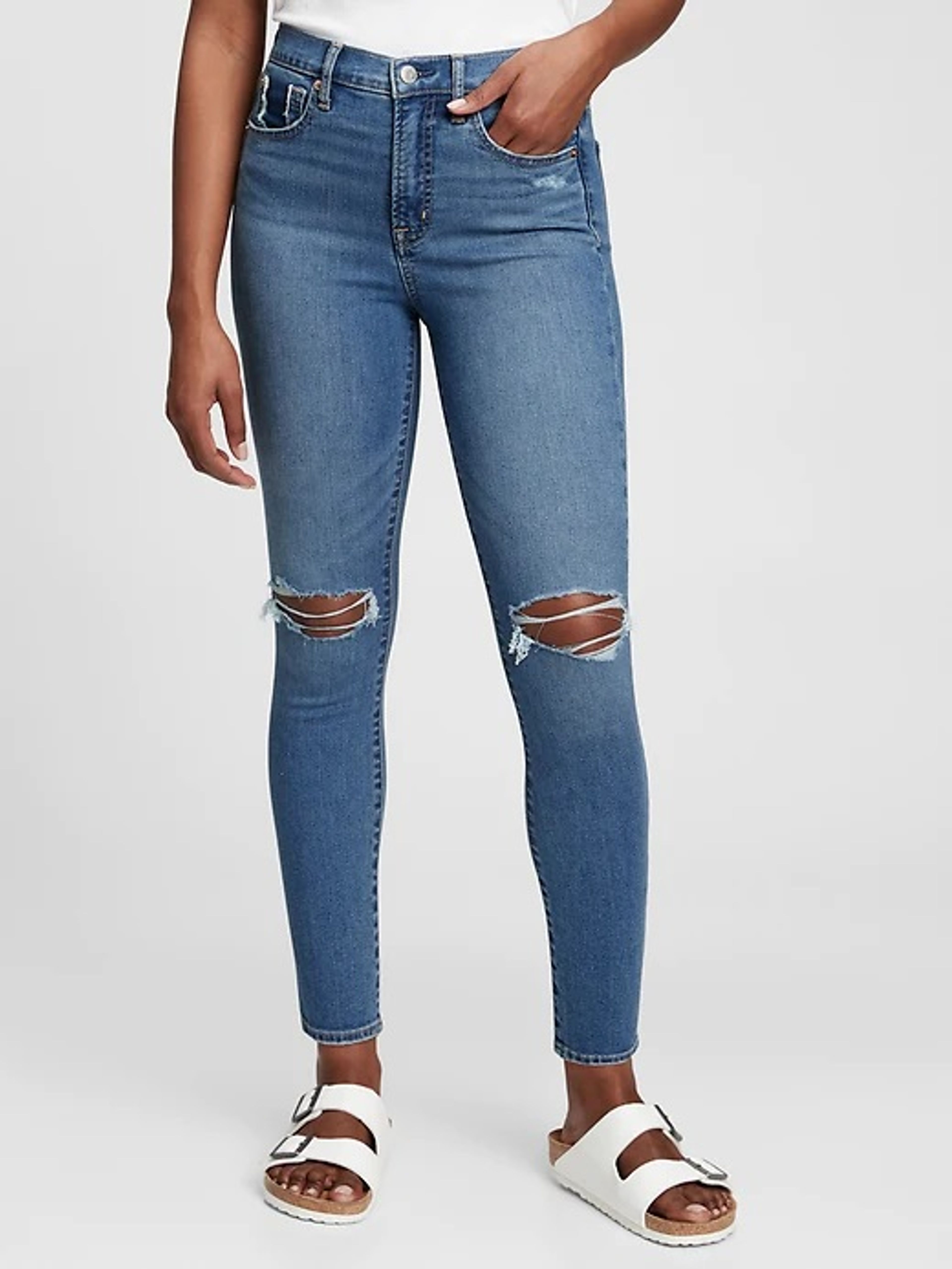 Jeansy skinny High Rise True