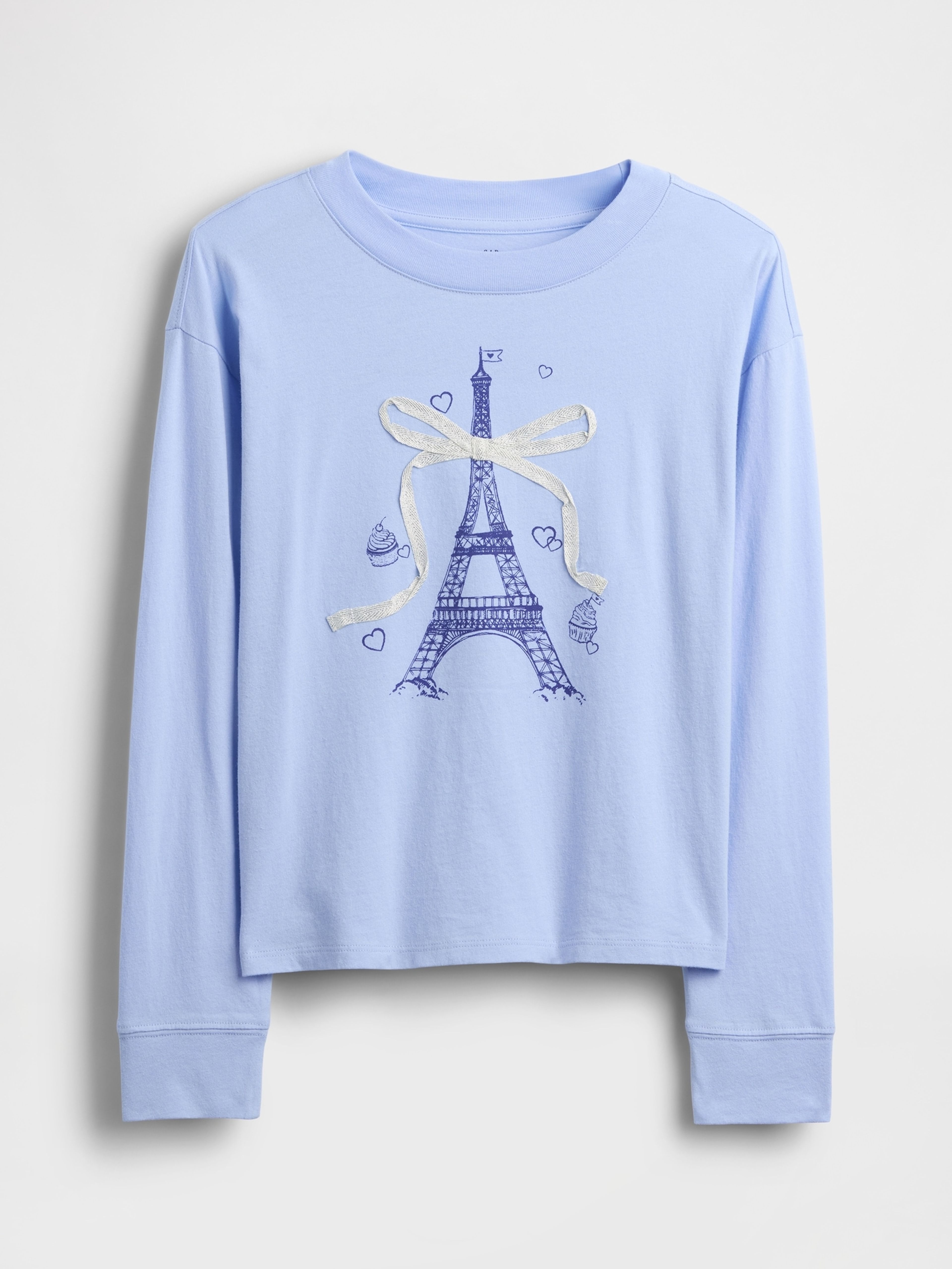 Dziecięcy oversize t-shirt z logo Gap & Disney - 002