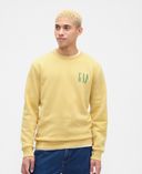 Felpa con logo-Giallo - 004