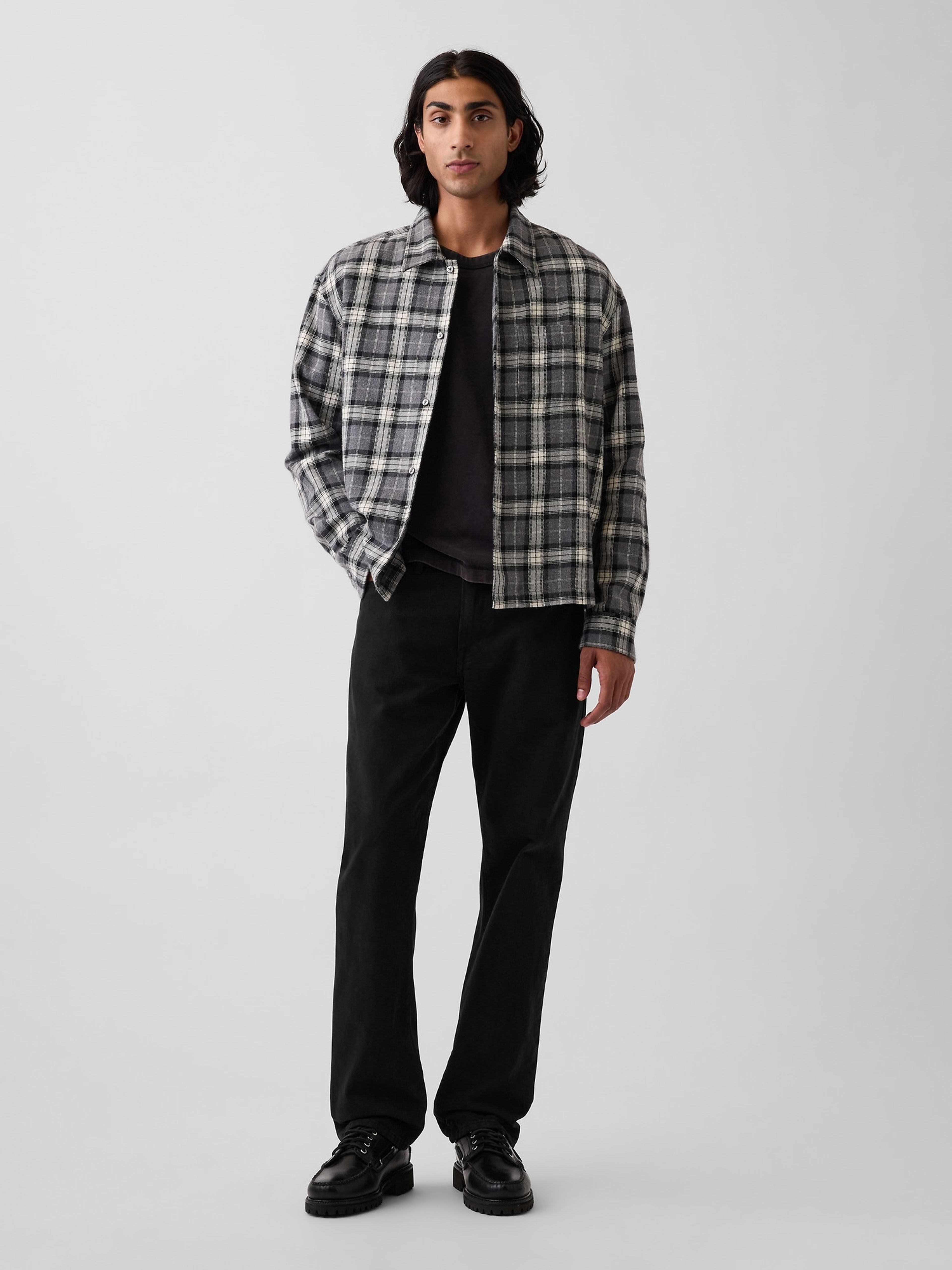 Relaxed Straight Jeans - 001