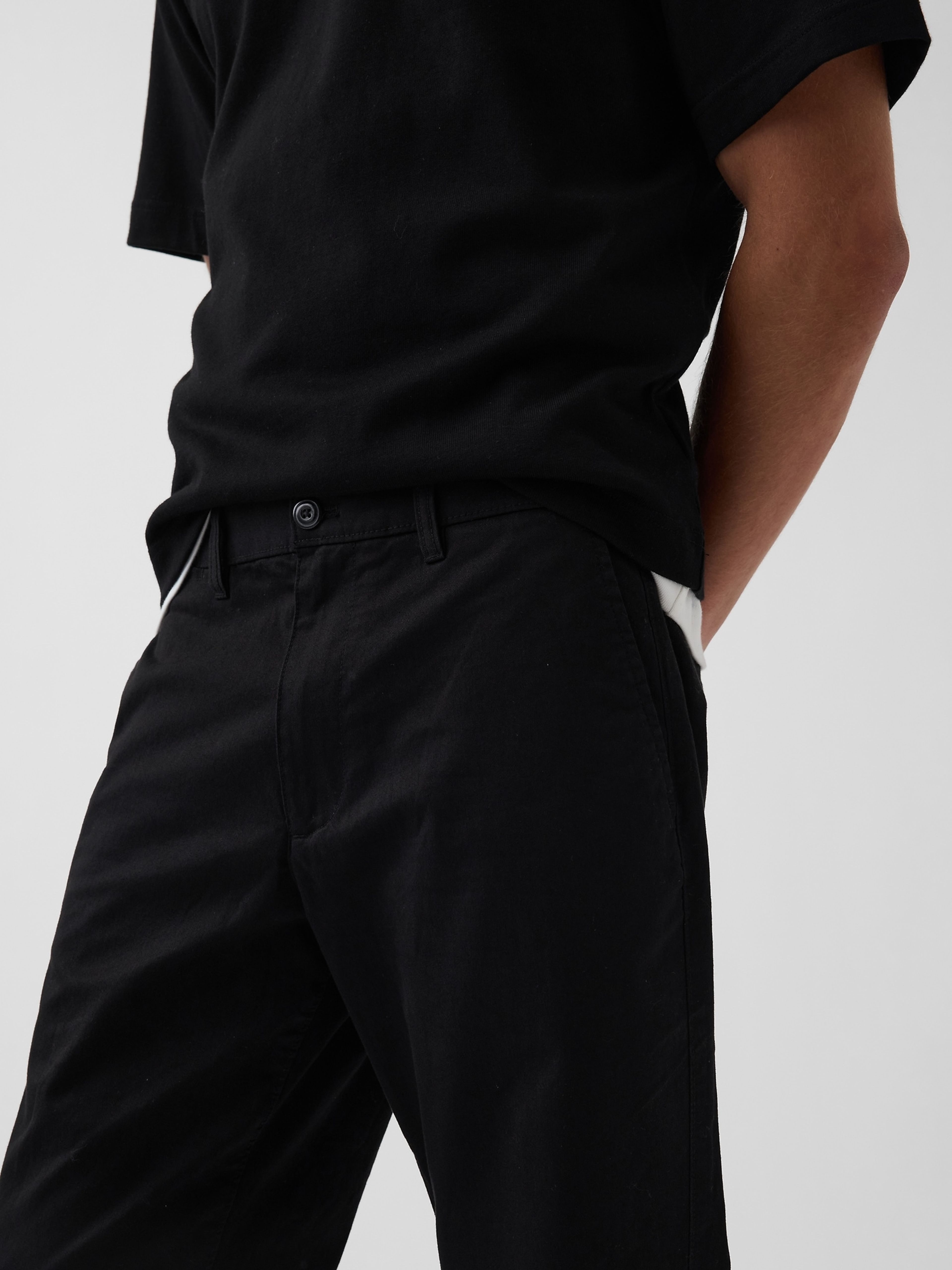 Straight khaki nohavice - 006