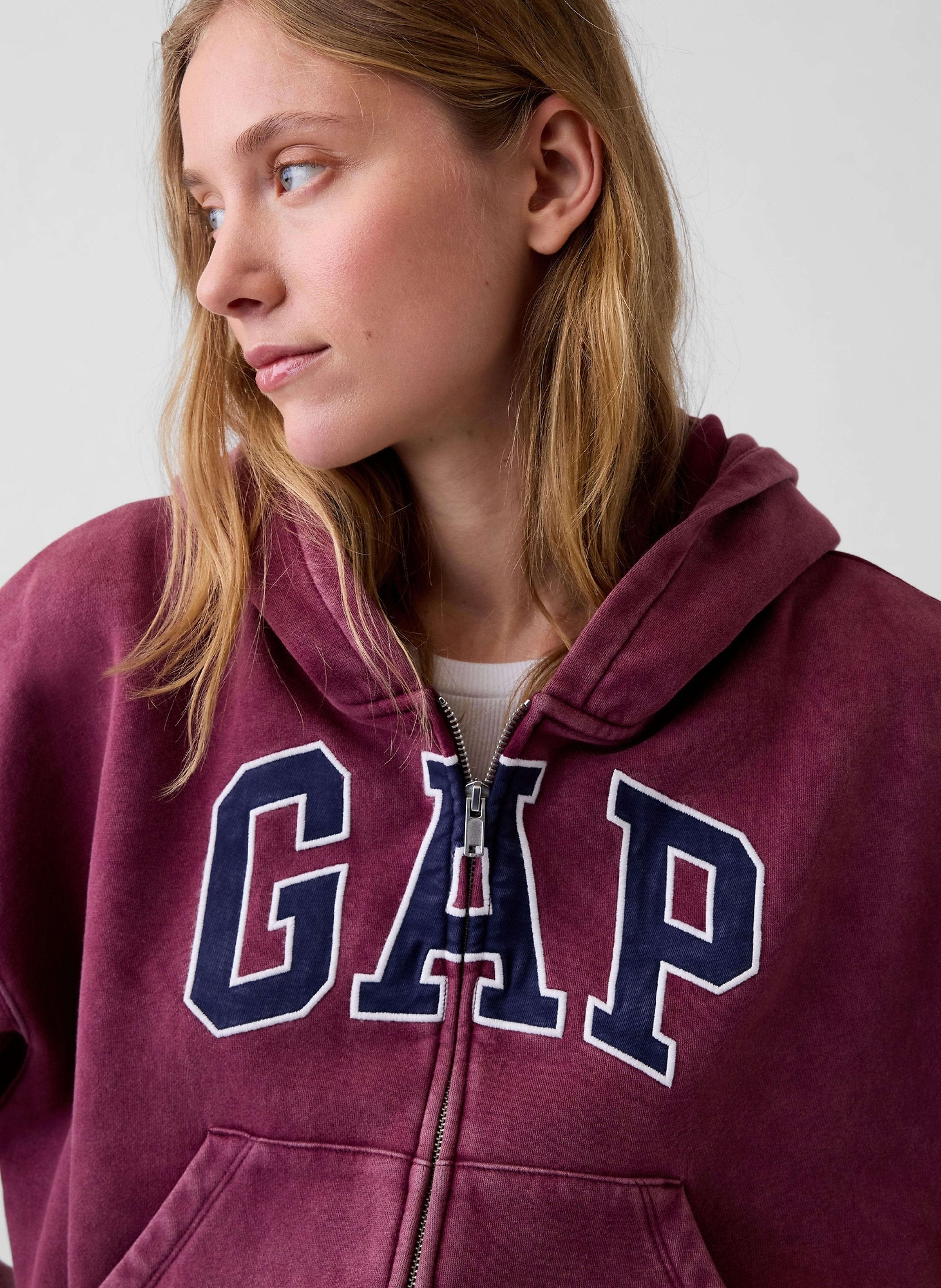 Oversize sweatshirt VintageSoft met logo - 004
