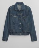 Veste en jean-Bleu marine - 001