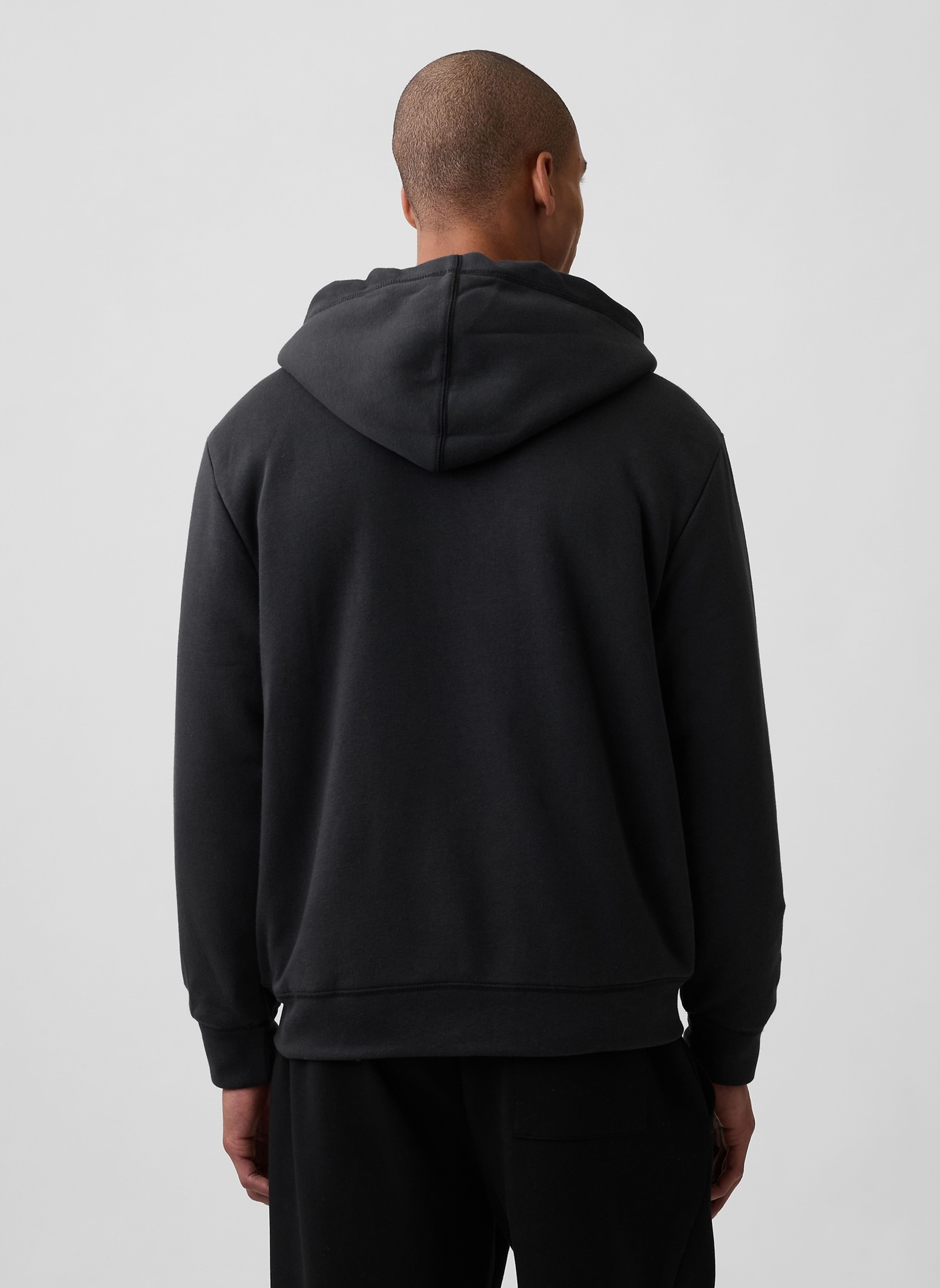 Felpa sherpa imbottita con logo - 002