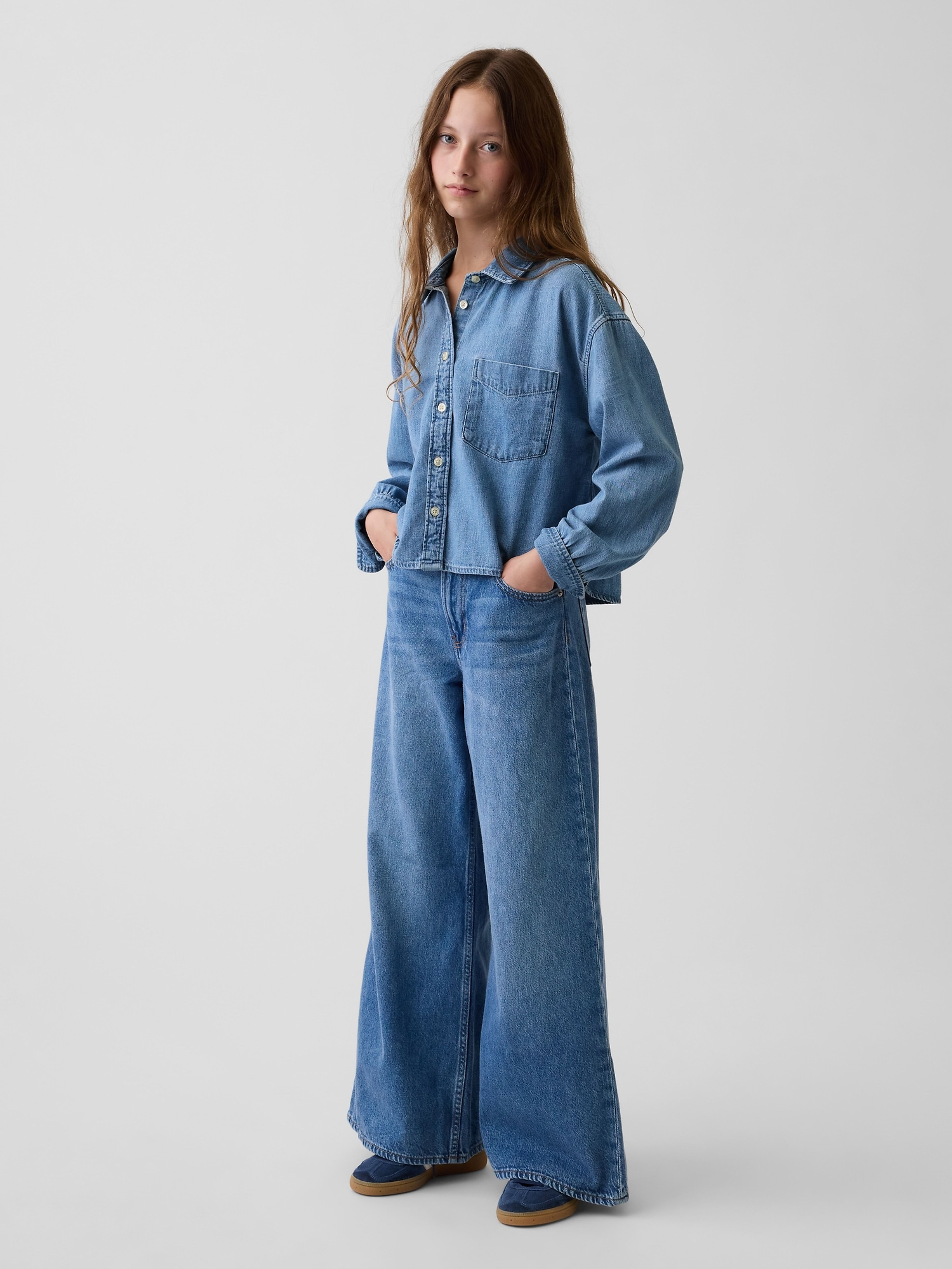 Dziecięce jeansy Low Rise Baggy - 001