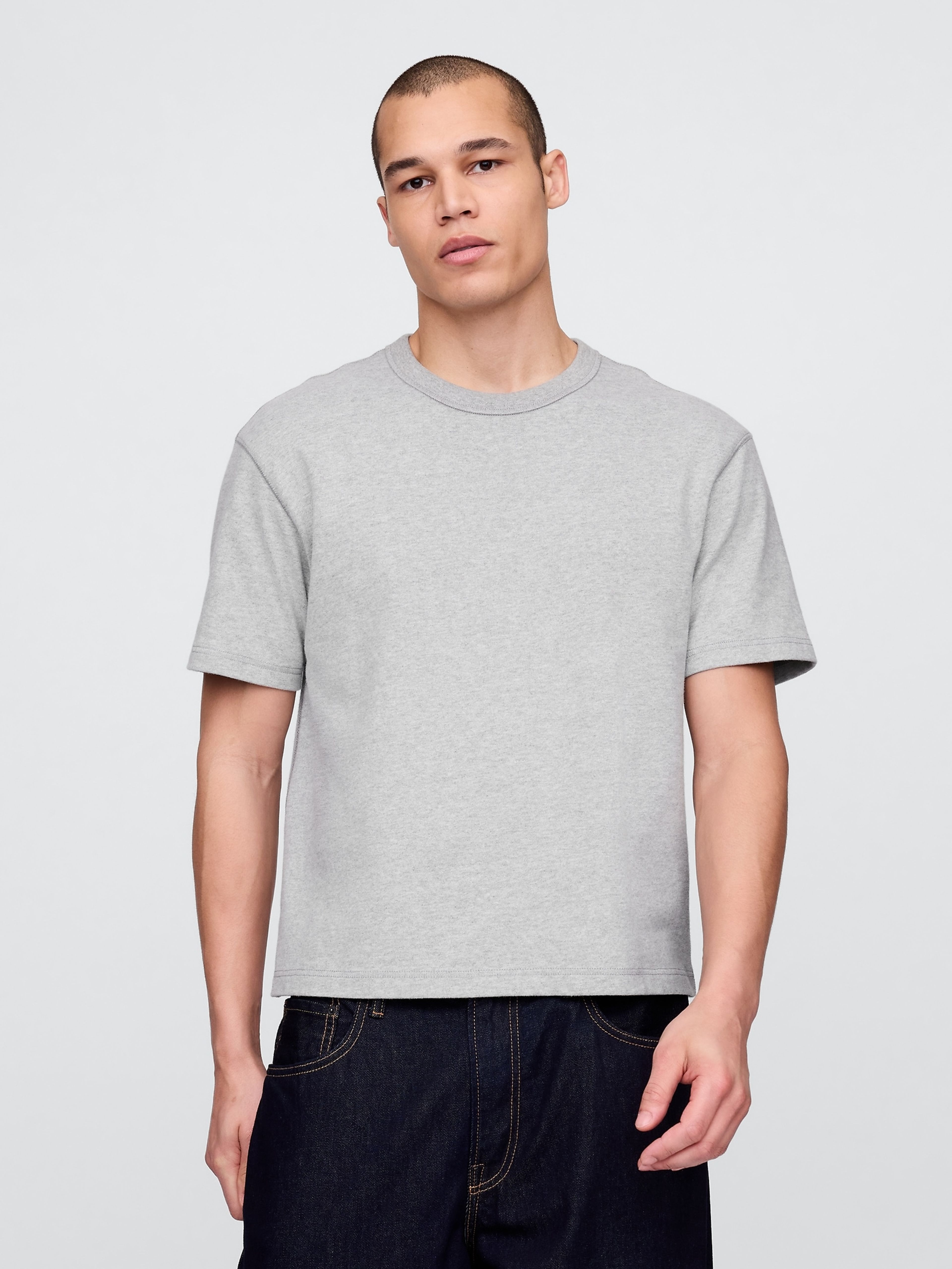 Crop tričko Heavyweight unisex