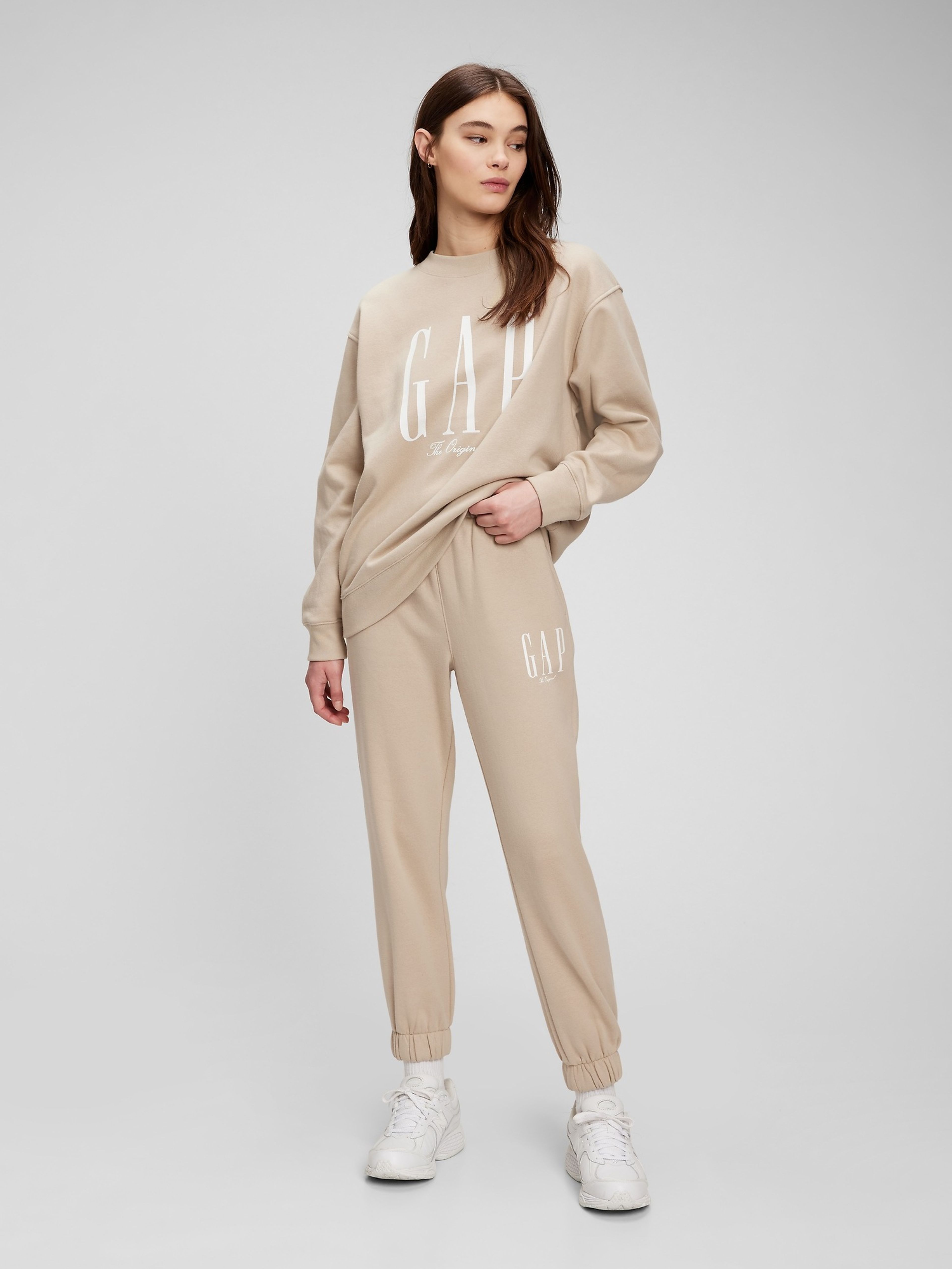 Mikina boyfriend logo GAP