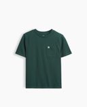 T-shirt bambini con logo-Verde - 002