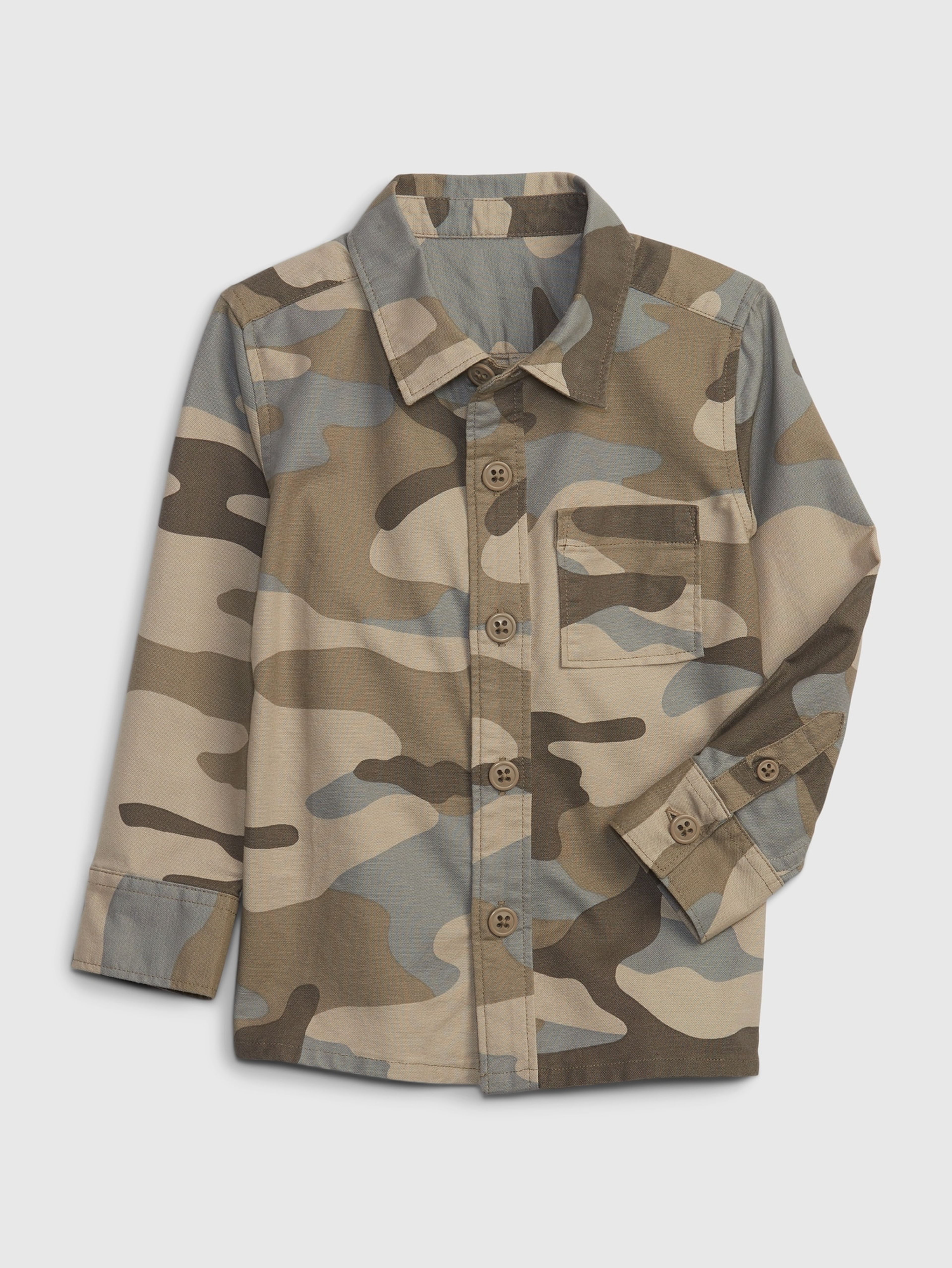 Kindershirt mit Army Muster