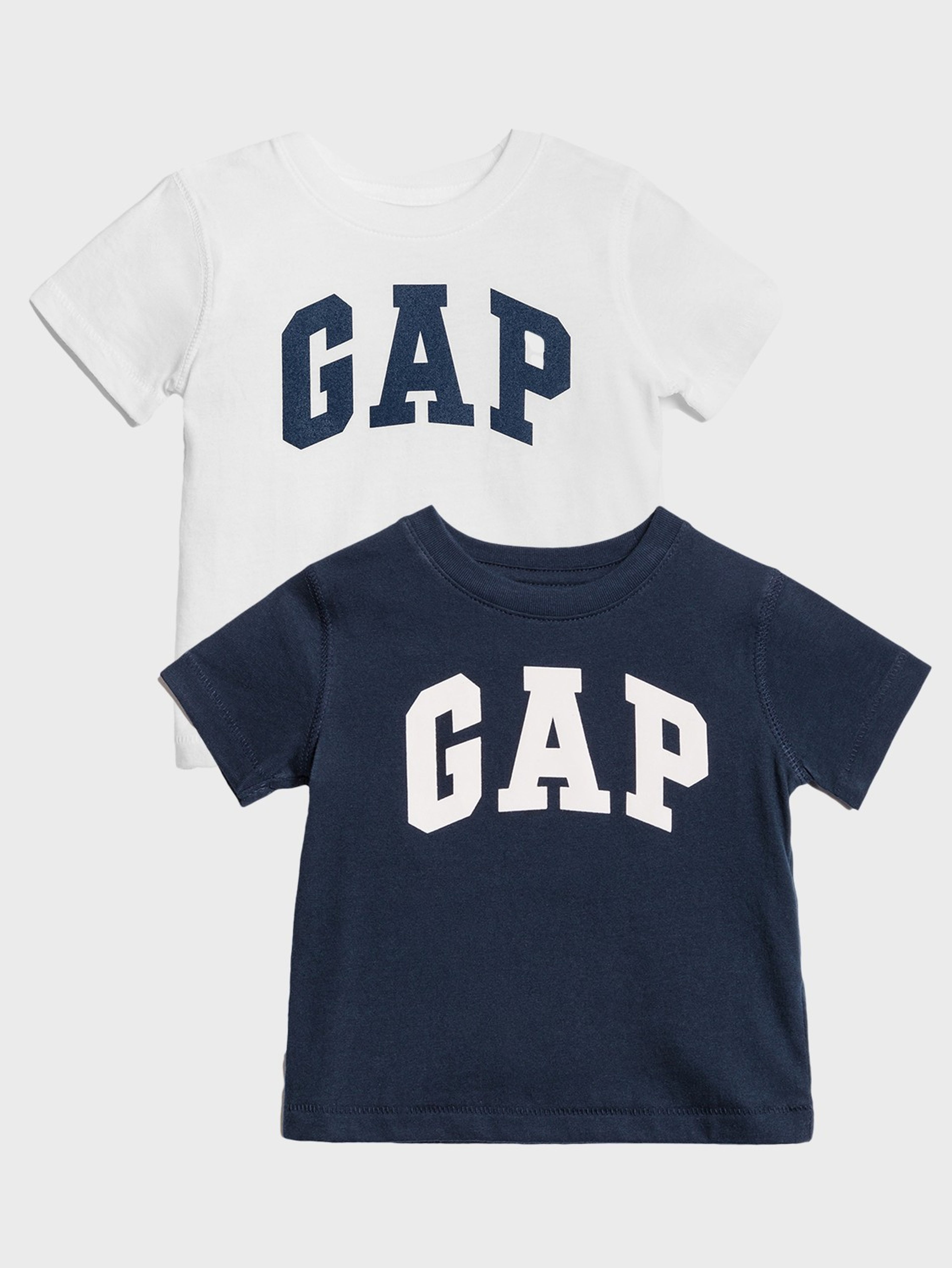 T-shirty dziecięce logo GAP, 2 szt.