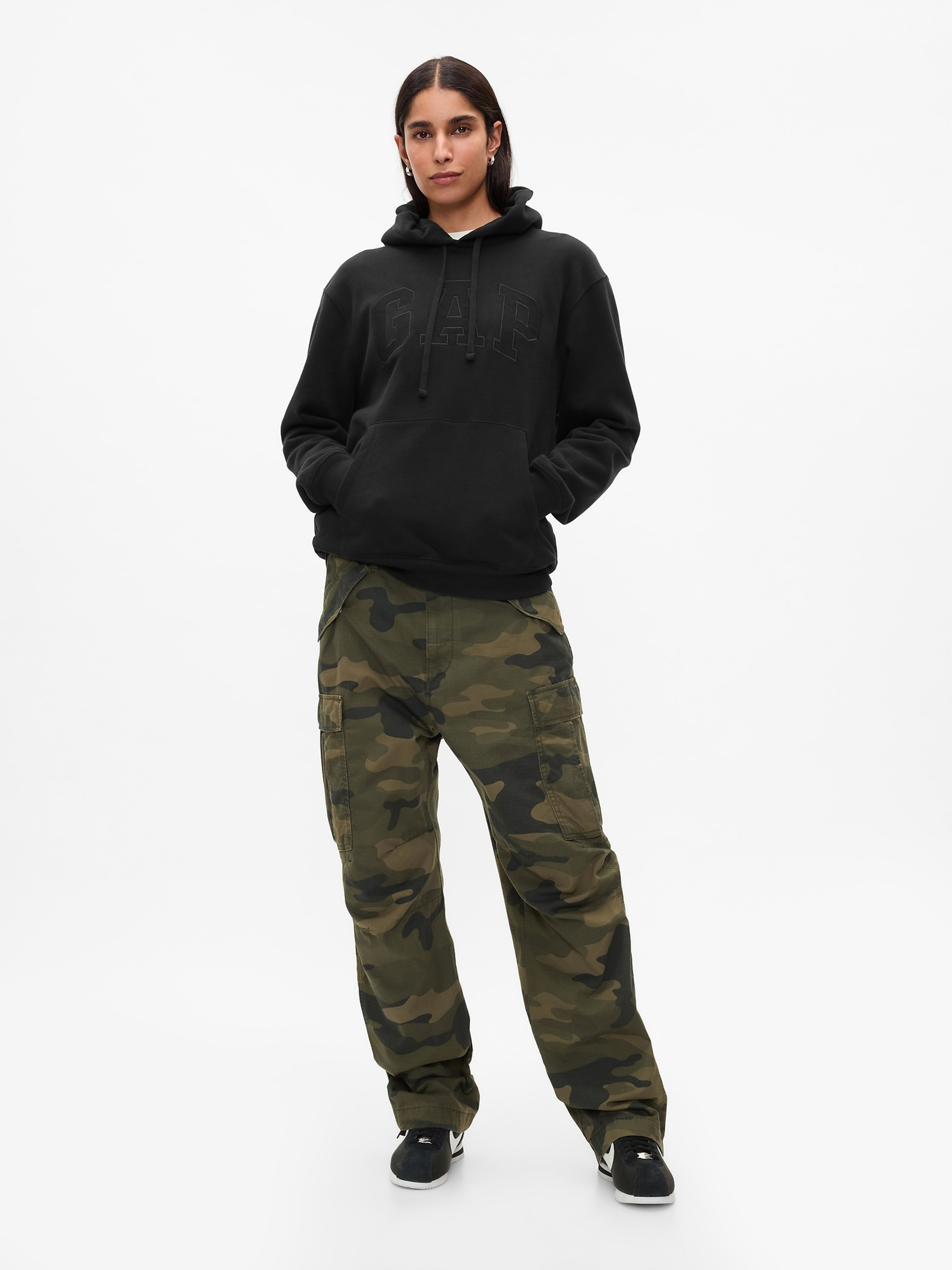 VintageSoft Hoodie unisex mit Logo - 006